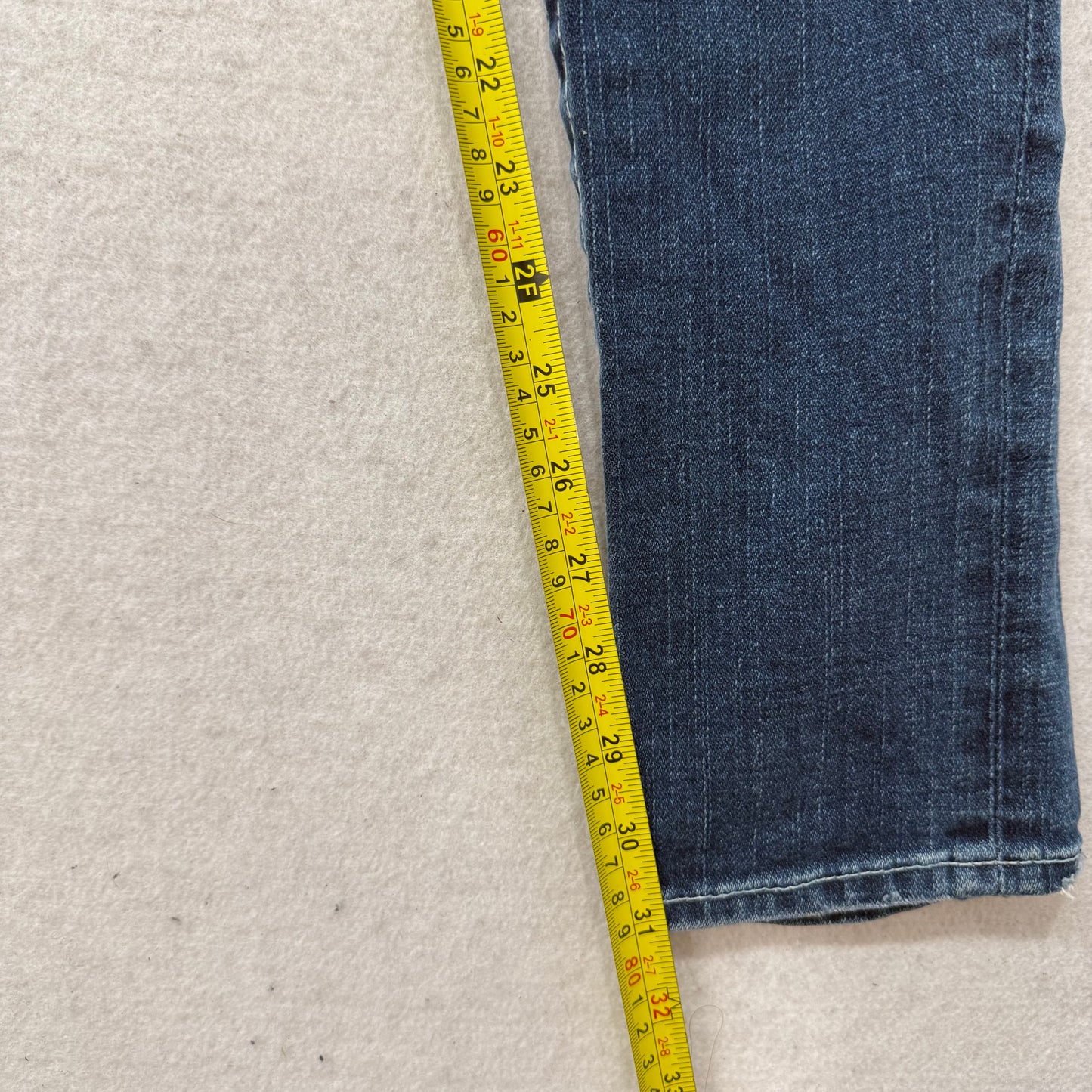 True Religion Jodie Women Dark Blue Denim Skinny Jeans Back Flap Pockets Size 27