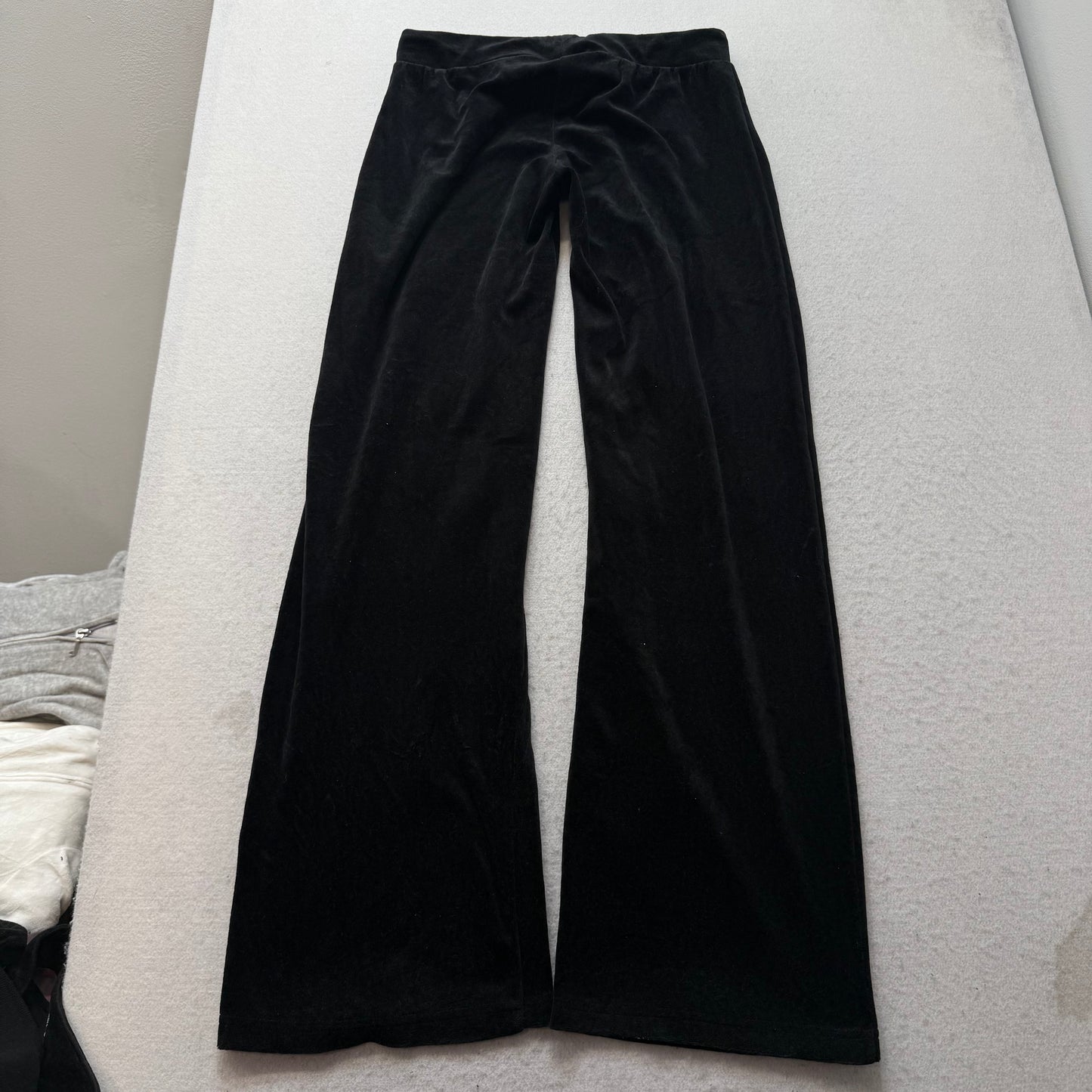 Vtg Juicy Couture Scottie Dogs Black Velour Tracksuit Set Hoodie & Pant Size S