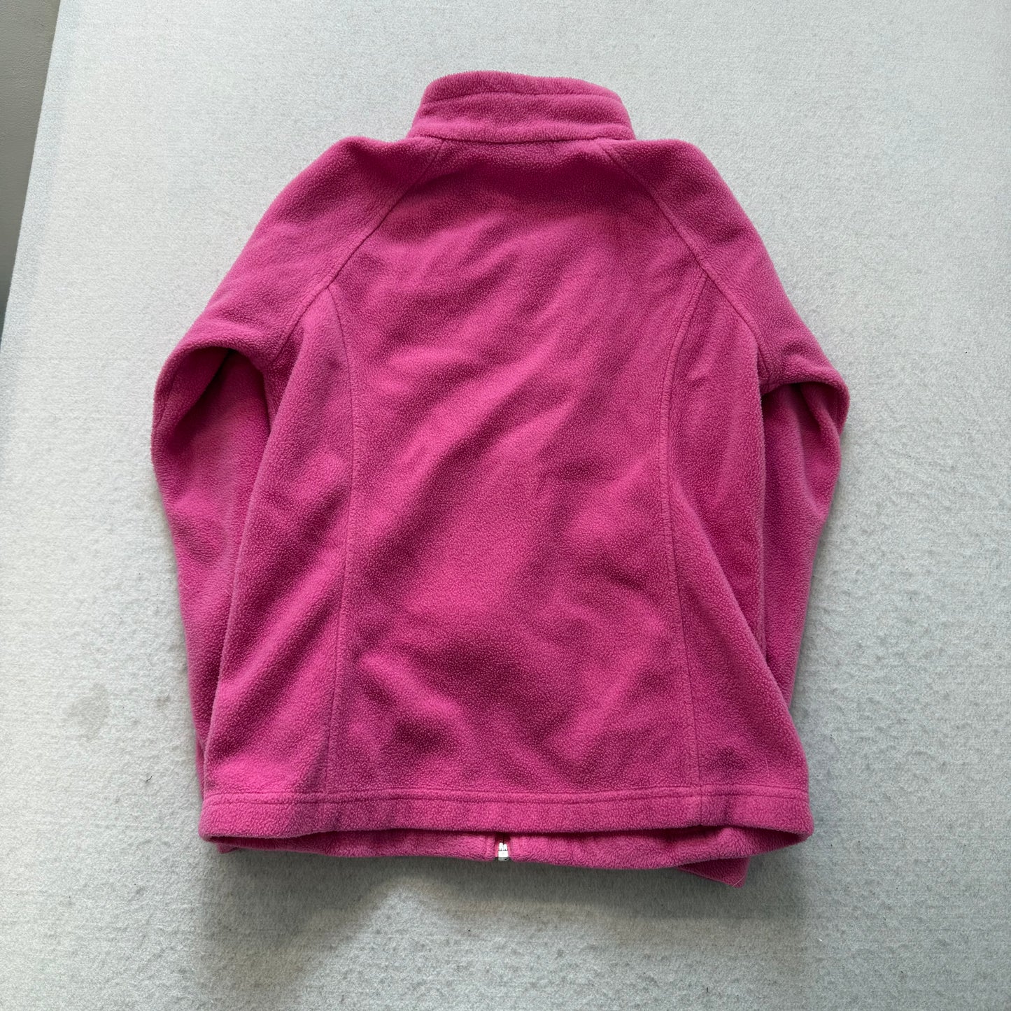 Columbia Women's Hot Pink Benton Springs Fleece Full Zip Jacket Outdoor Size L