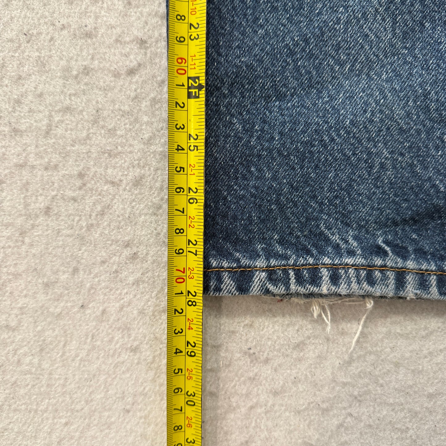 Levi's 550 Mens Blue Relaxed Fit Denim Jeans Zip-Fly Classic Pockets Size 34x30