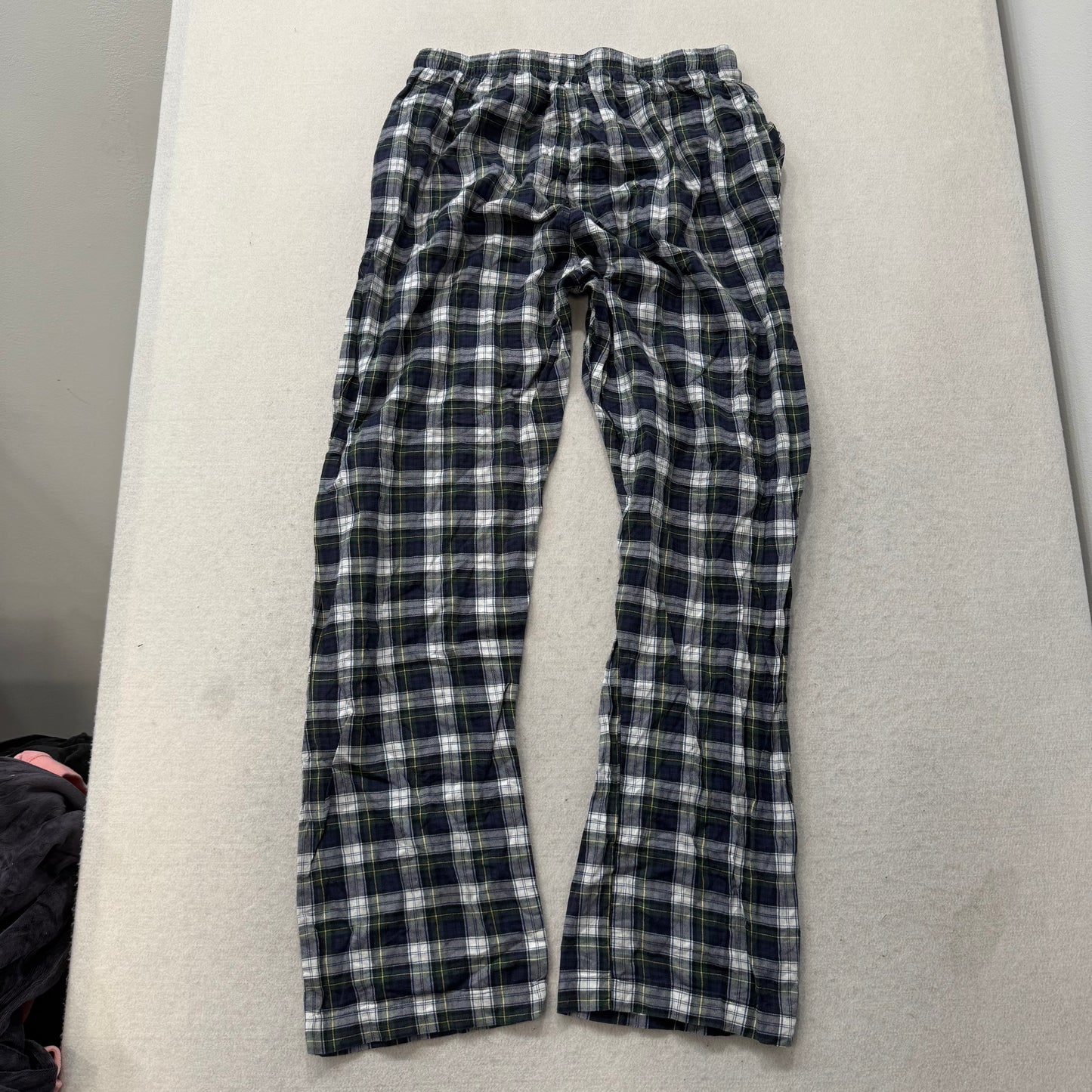 Polo Ralph Lauren Men's Blue White Plaid Flannel Pajama Pants Sleepwear Size M