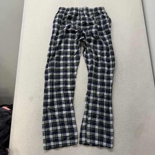 Polo Ralph Lauren Men's Blue White Plaid Flannel Pajama Pants Sleepwear Size M