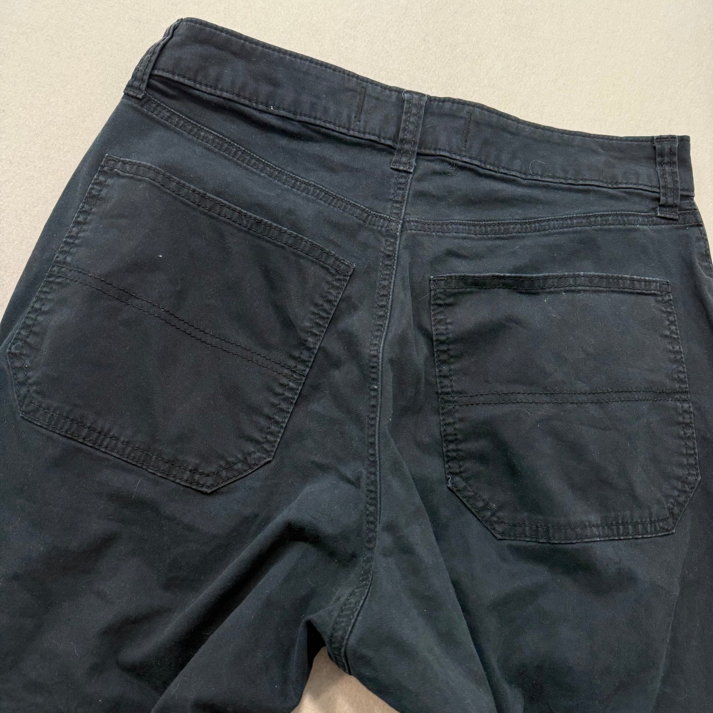 Hollister Black Cargo Pants High Rise Utility Style Size 30