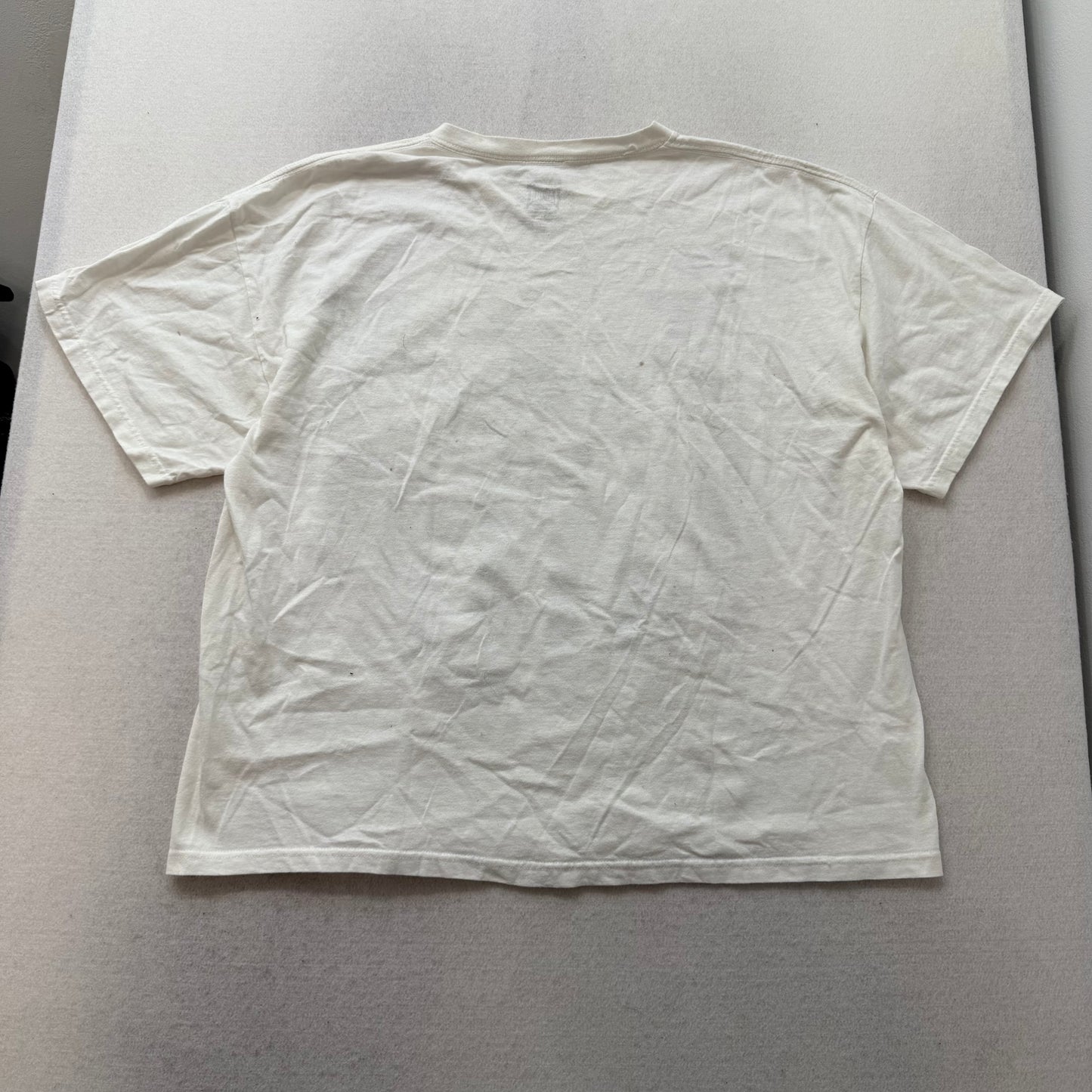Tapout Men's White Cotton T-Shirt Short Sleeves Crew Neck Graphic Tee Size XL