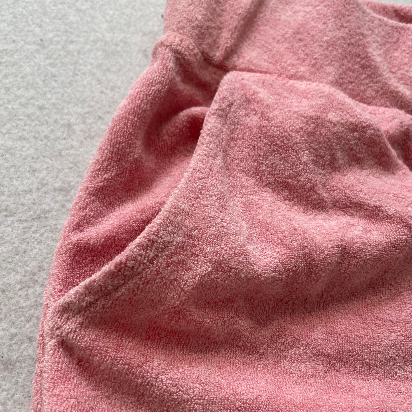 Juicy Couture Women's Pink Terry Cloth Mini Shorts Elastic Waist Beach Size S