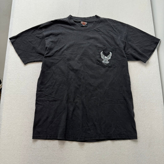 Harley-Davidson black pocket tee with back graphic size XXL