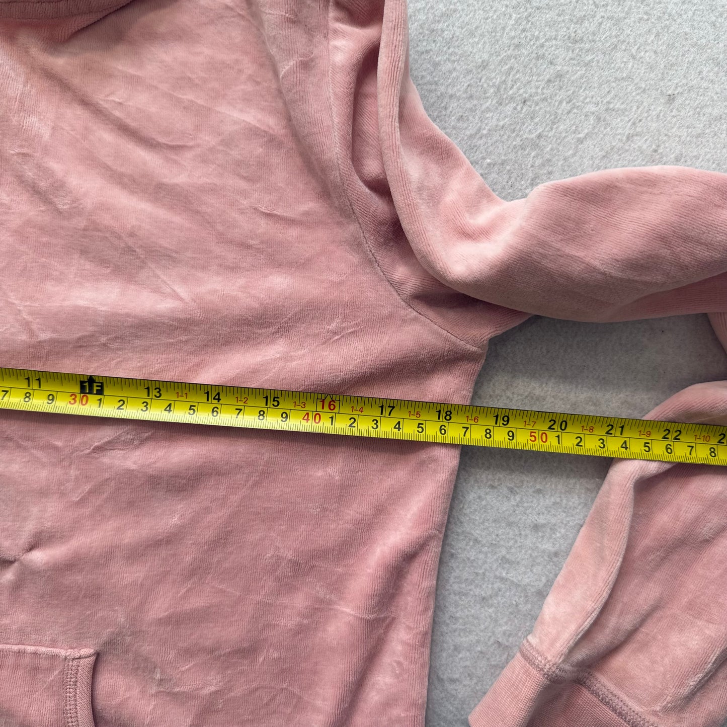 Vintage Juicy Couture Los Anglos Women's Pink Velour Zip-Up Hoodie Y2k Size L