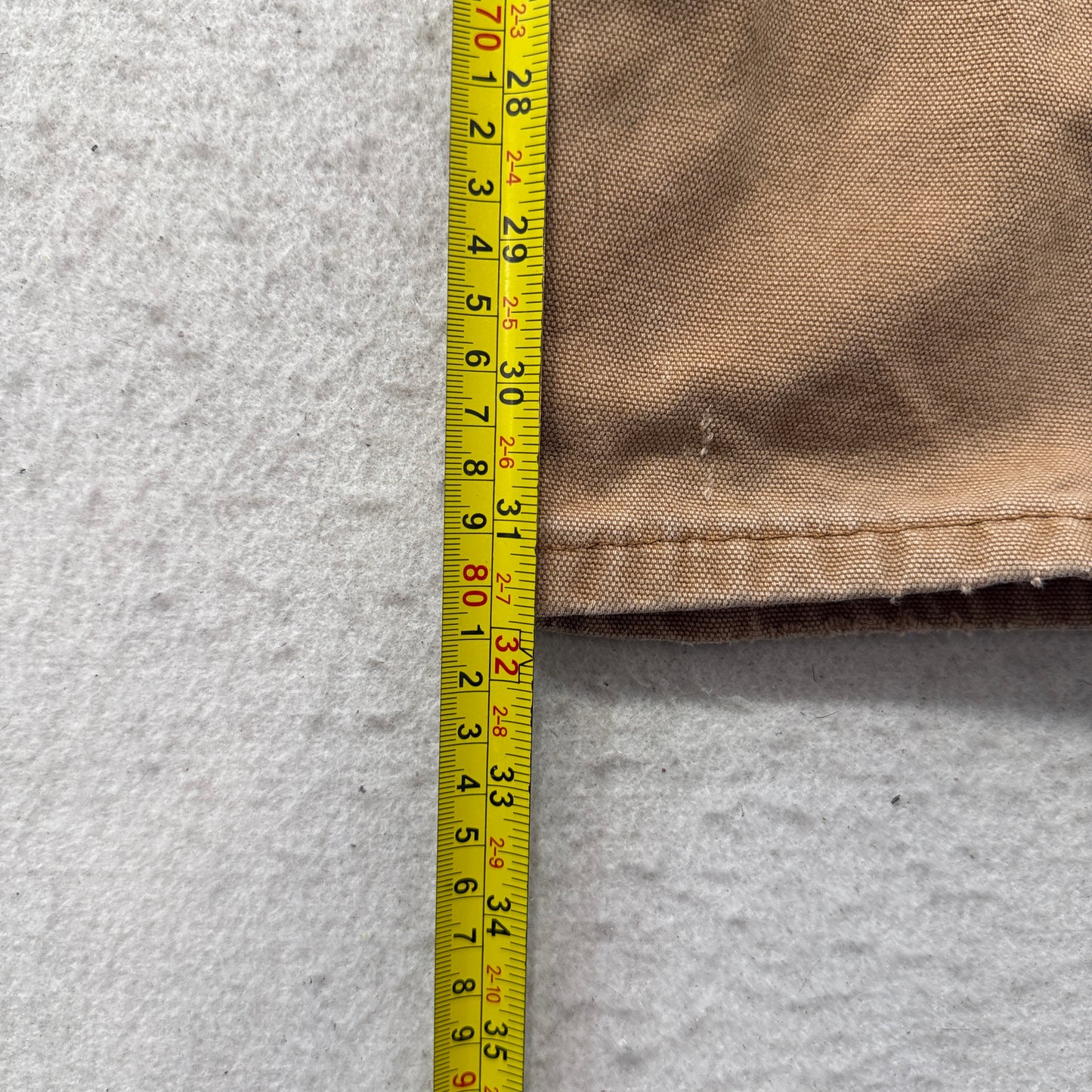 Vintage Dickies Men's Brown Canvas Carpenter Pants Distressed Workwear Size W32