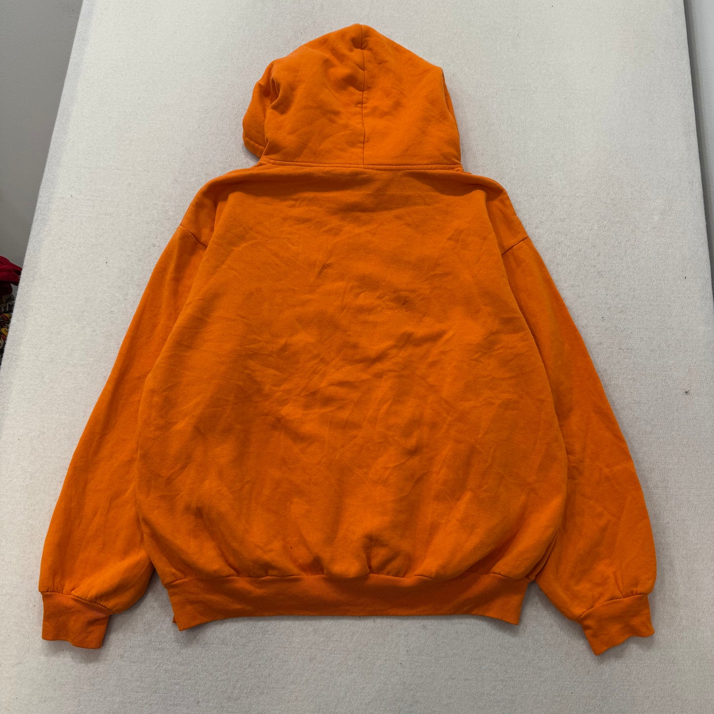 Tennessee Men's Orange Cotton Pullover Volunteers Hoodie Kangaroo Pockets Size L