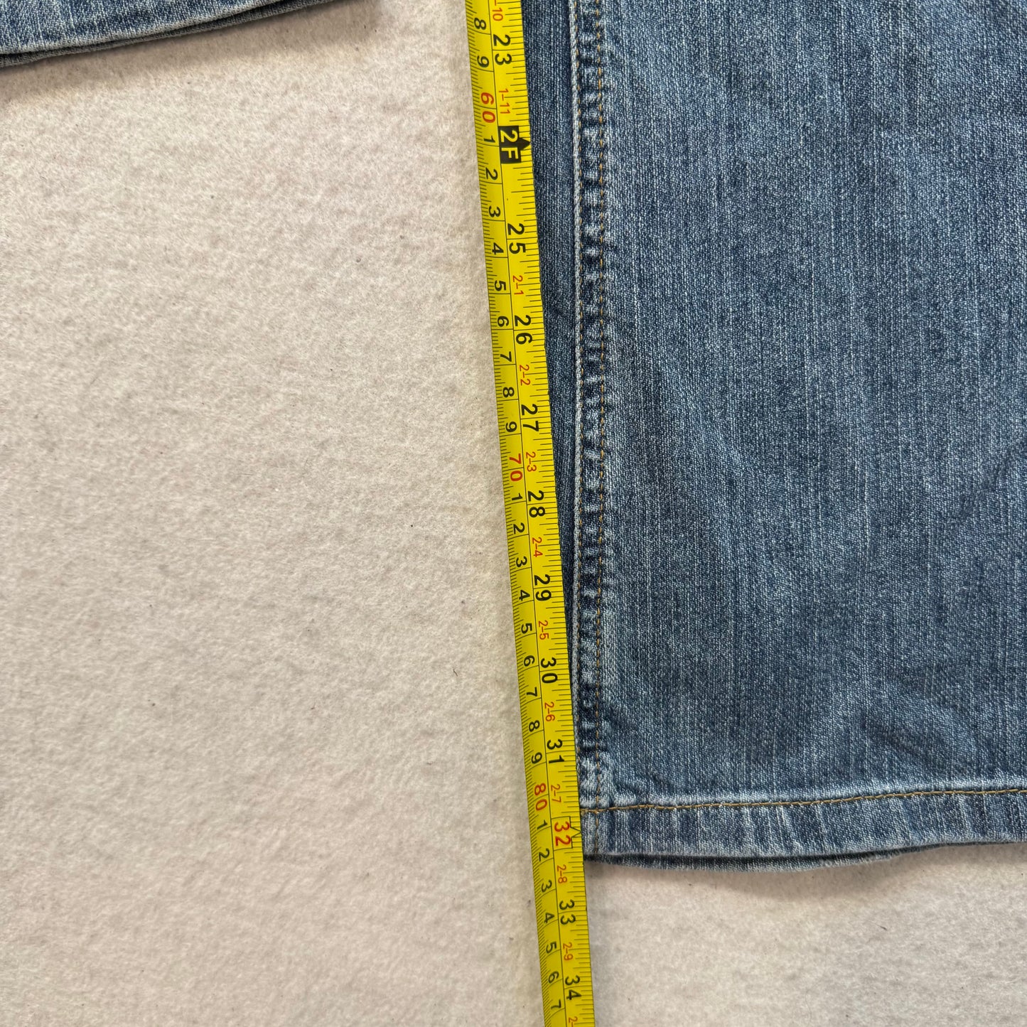 Drew Women's Blue Denim Bootcut Jeans 5-Pockets Casual Streetwear Preppy Size 8