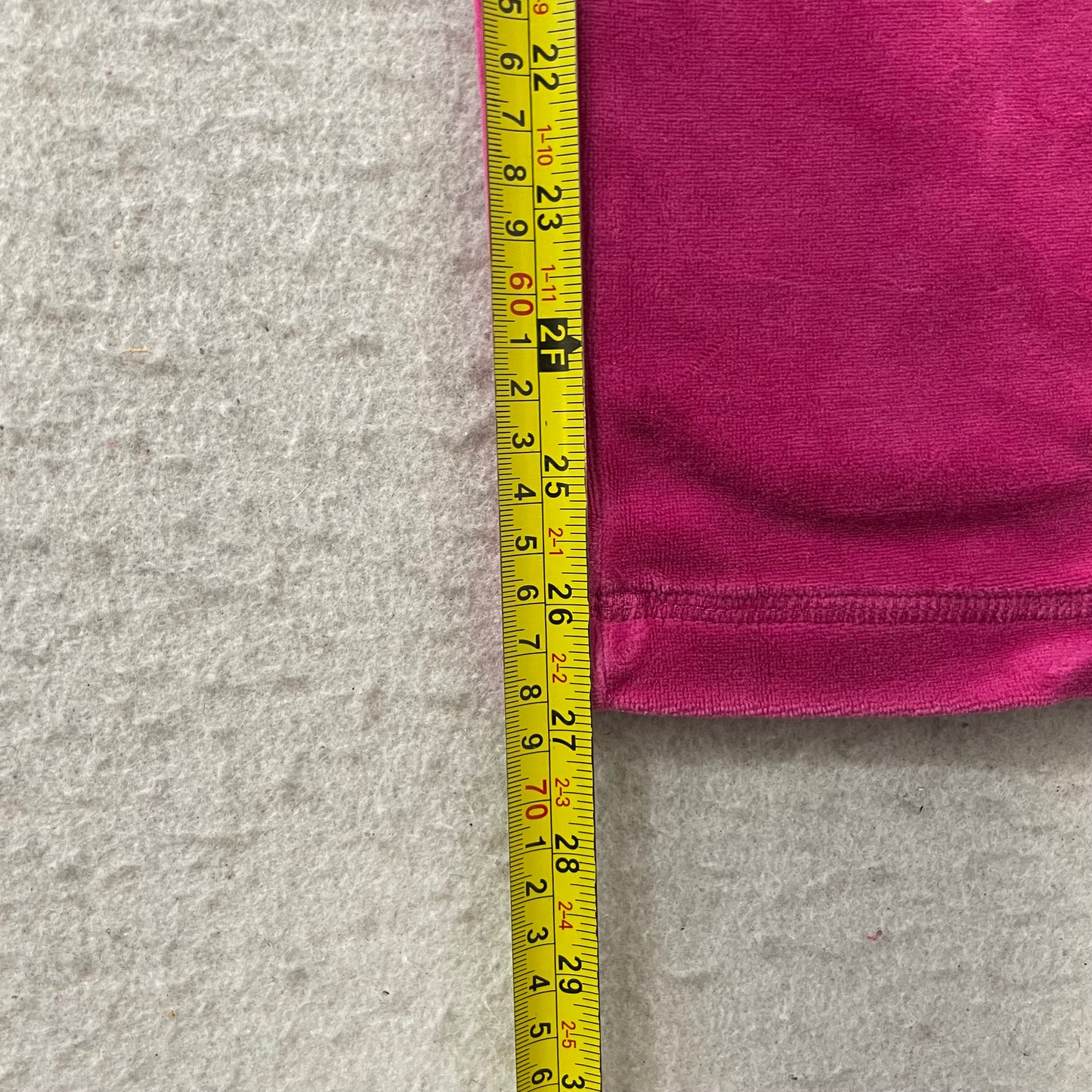 Vintage Juicy Couture Women's Hot Pink Velour Tracksuit Set Hoodie & Pant Size L