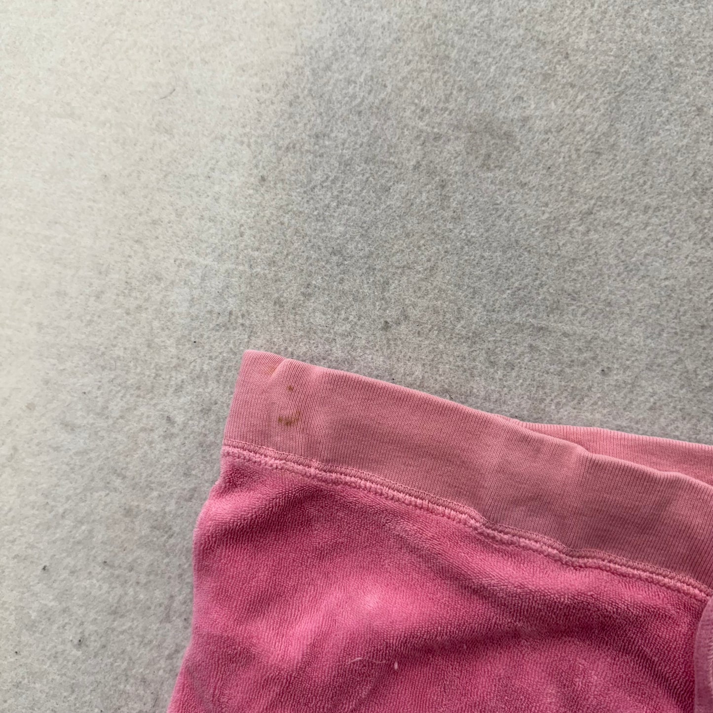 2003 Vintage Juicy Couture Women's Pink Terry Cloth Flared Track Pant Y2k Size L