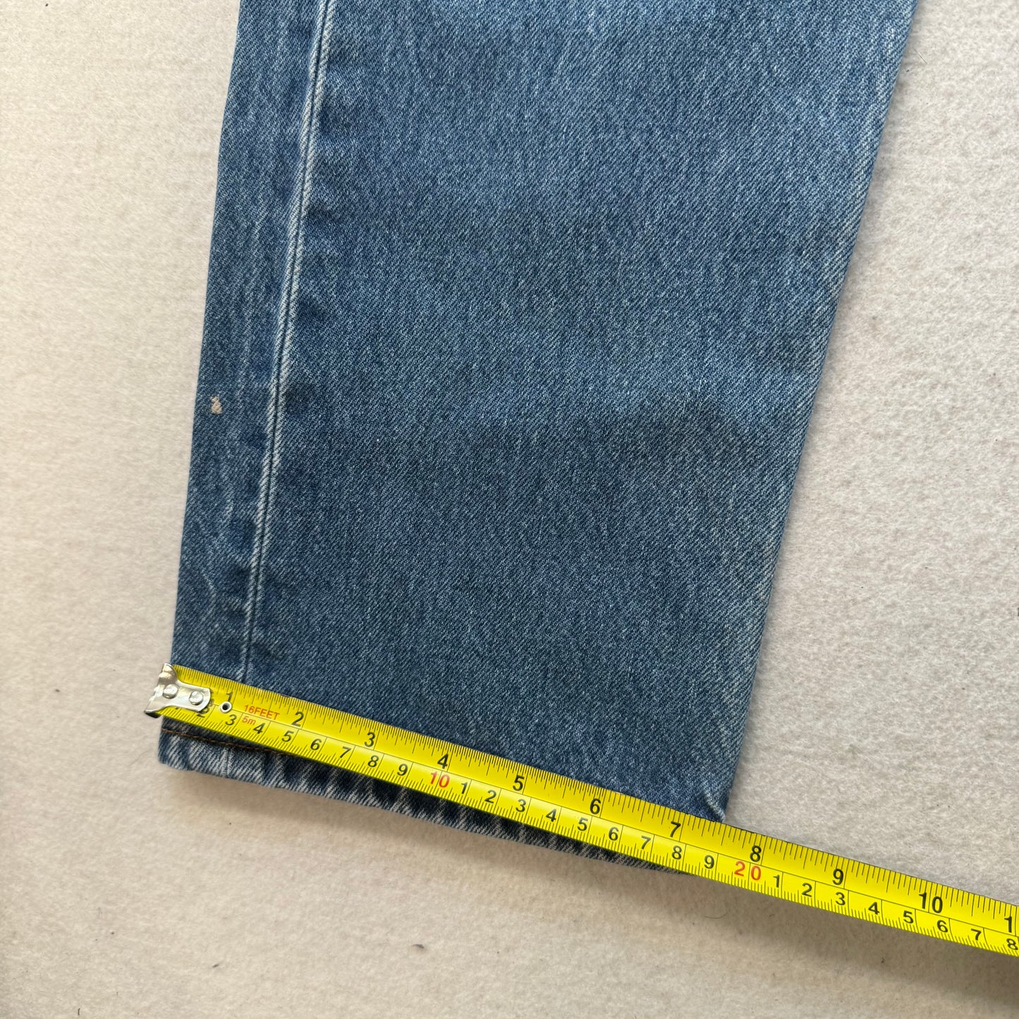 Levi's Strauss & Co. 501XX Men's Blue Straight Denim Jeans Button-Fly Size 30x38