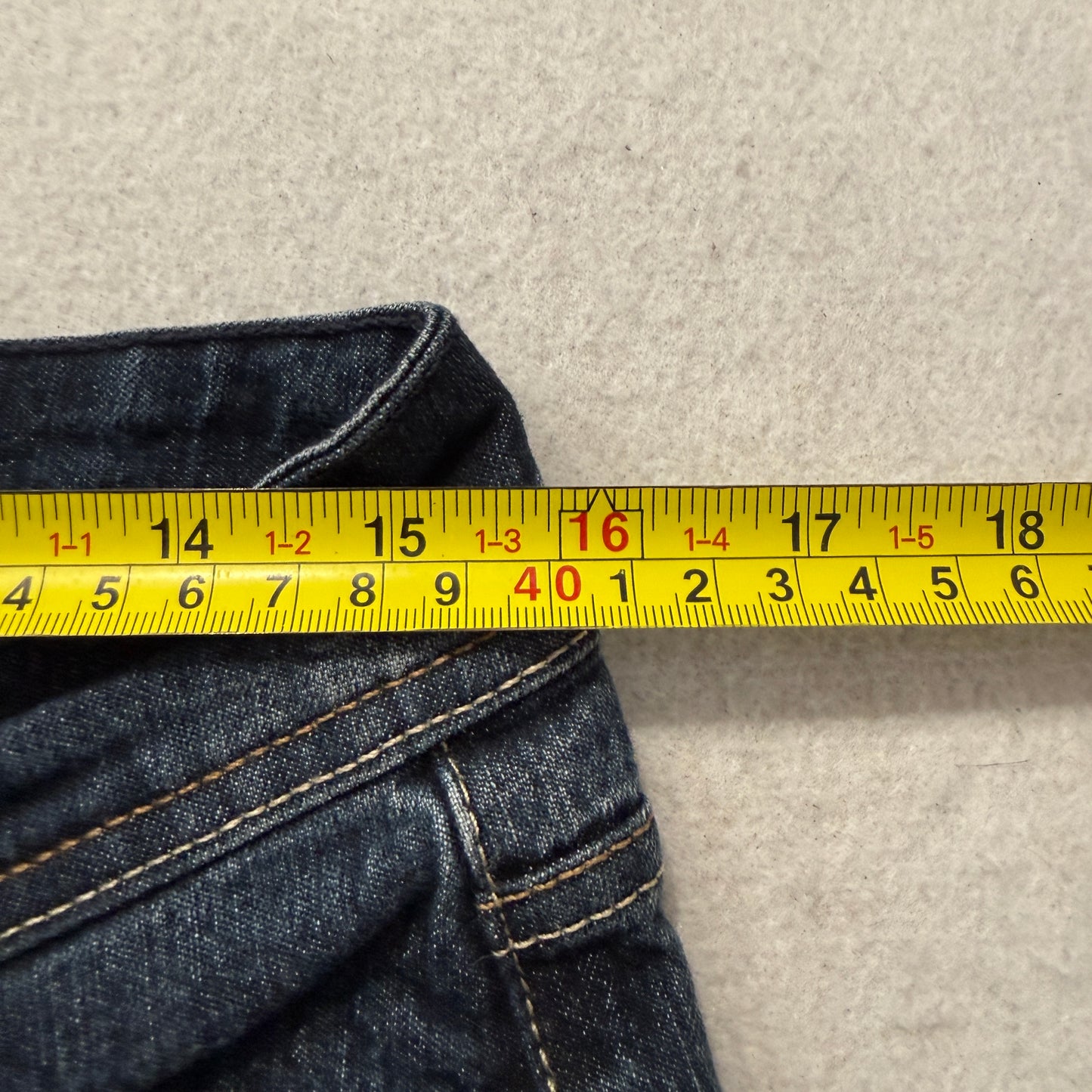 Gloria Vanderbilt Women's Blue Denim Bootcut Jeans Pockets Zip-Fly Size W32