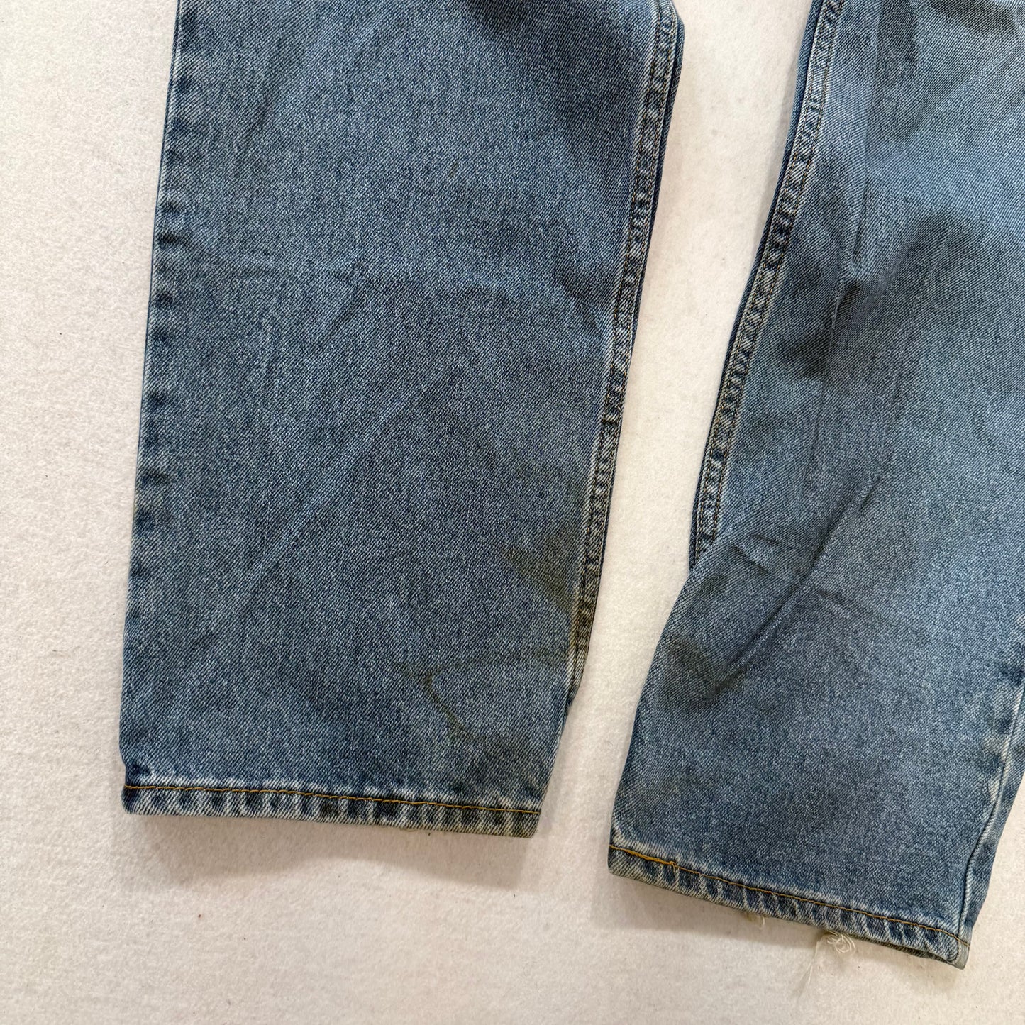 Levi’s 550 Relaxed Fit Blue Denim Jeans Mid Rise Made in Mexico Size 36