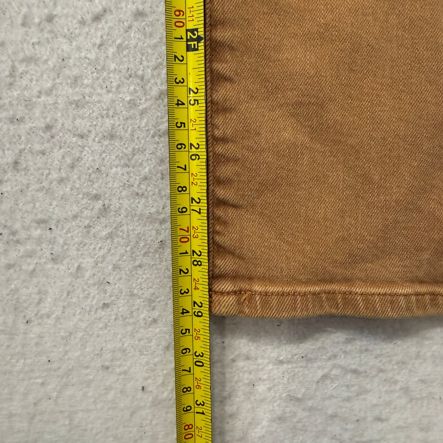 Ana Women's Caramel Straight Leg Denim Jeans Stretch High Rise Classic Size 16
