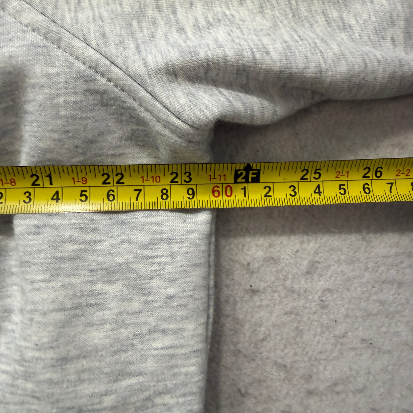L.L.Bean Women's Grey Quilted Quarter Zip Pullover Sweatshirt Pockets Size XL