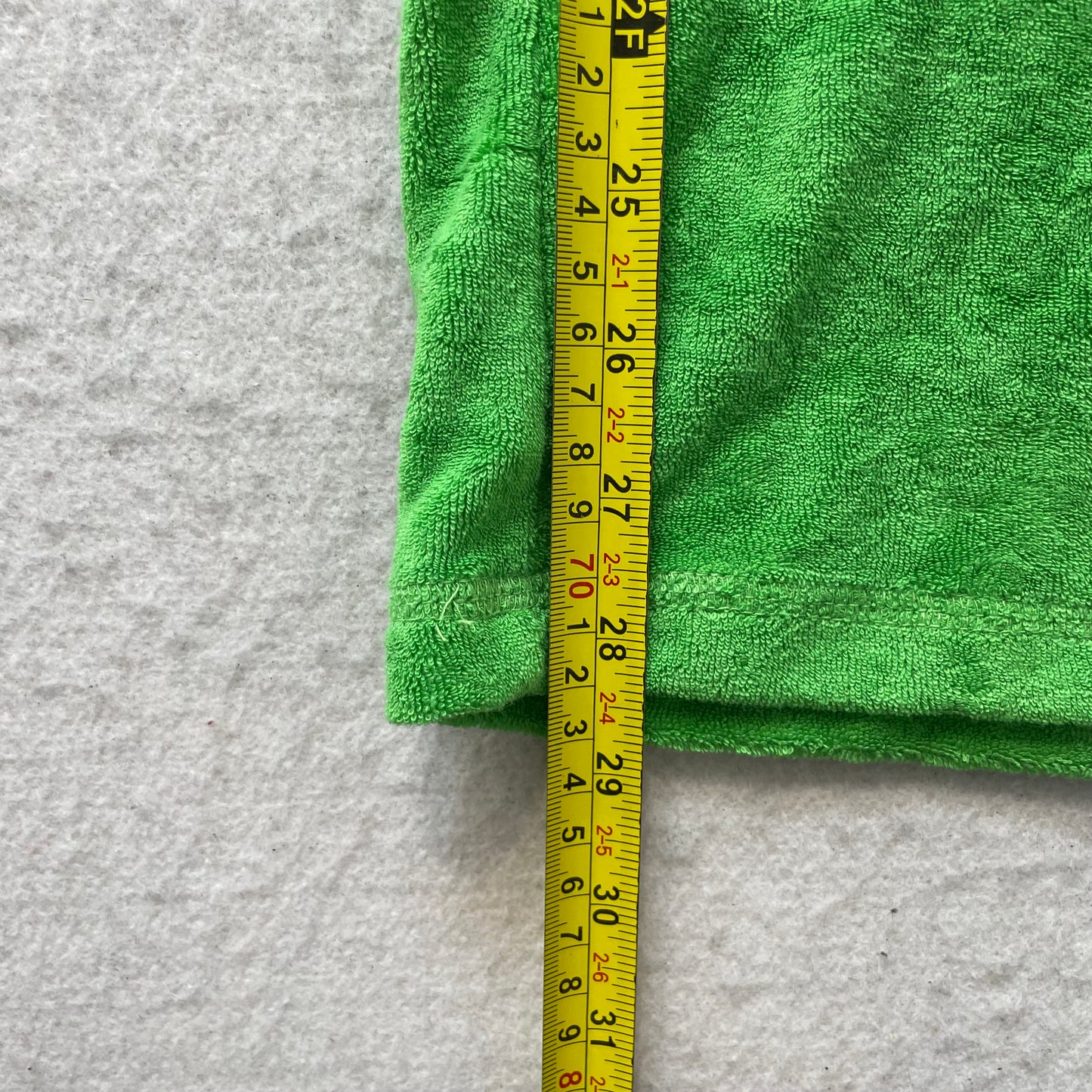 Juicy Couture Womens Green Terry Cloth Flared Track Pants Rhinestone Logo Size M