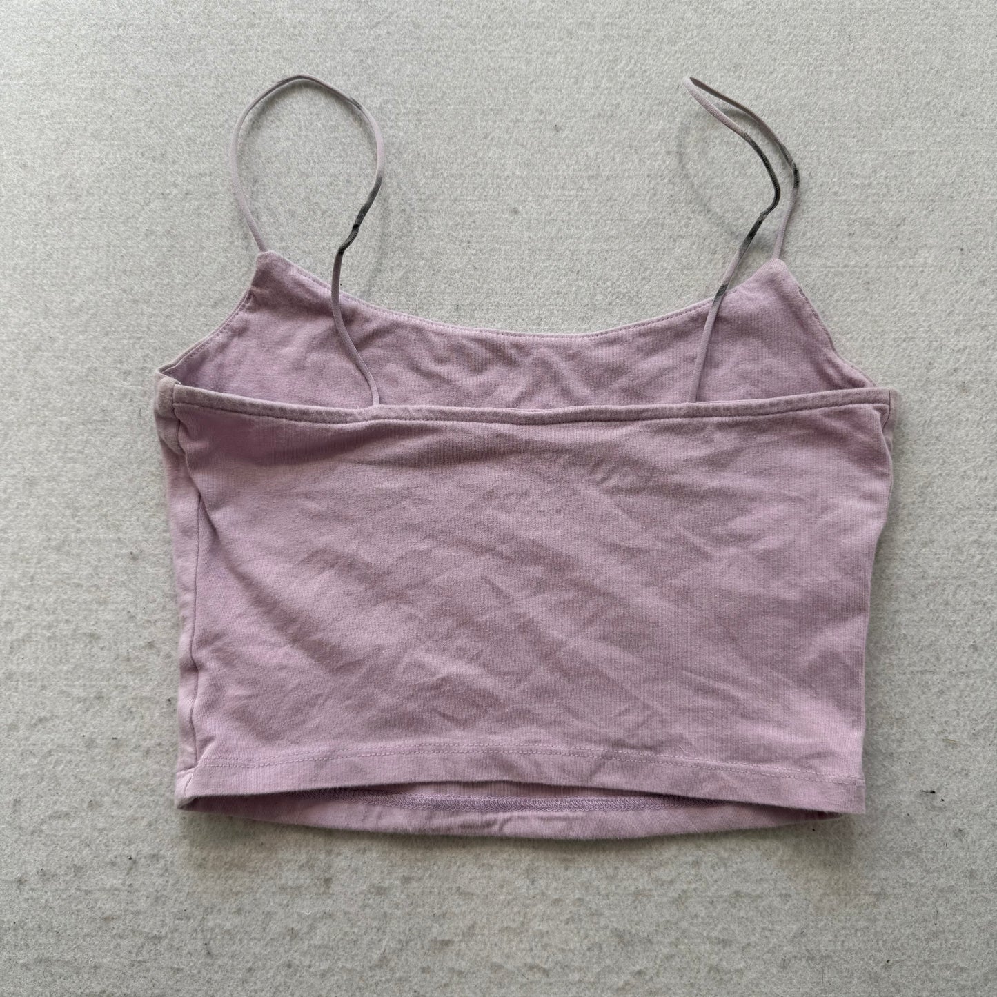 Aeropostale Seriously Soft Women Lavender Bungee Cami Top Spaghetti Strap Size S