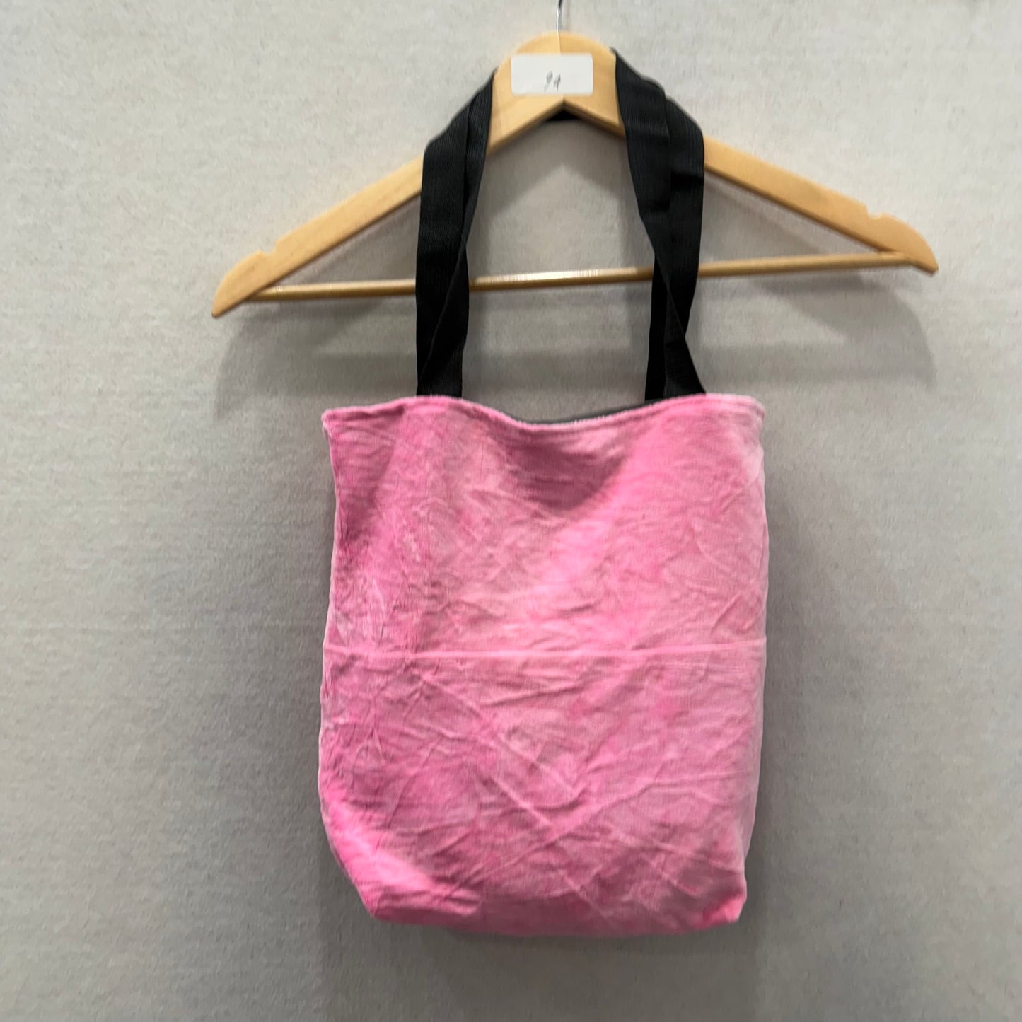 PINK Victoria's Secret Pink "LOVE PINK" Velour Casual Logo Shoulder Tote Bag