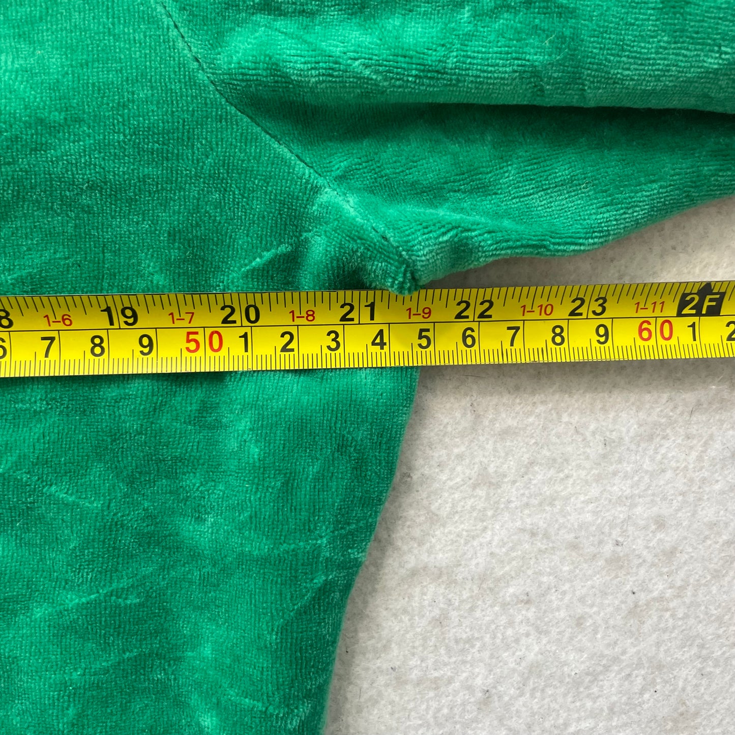 Juicy Couture Women's Green Velour Zip-Up Hoodie Loungewear Pockets Y2k Size XL