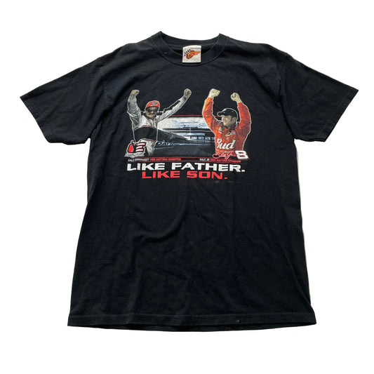 Dale Earnhardt Winners Circle Men's Black Cotton T-Shirt Short Sleeve Y2K Size L