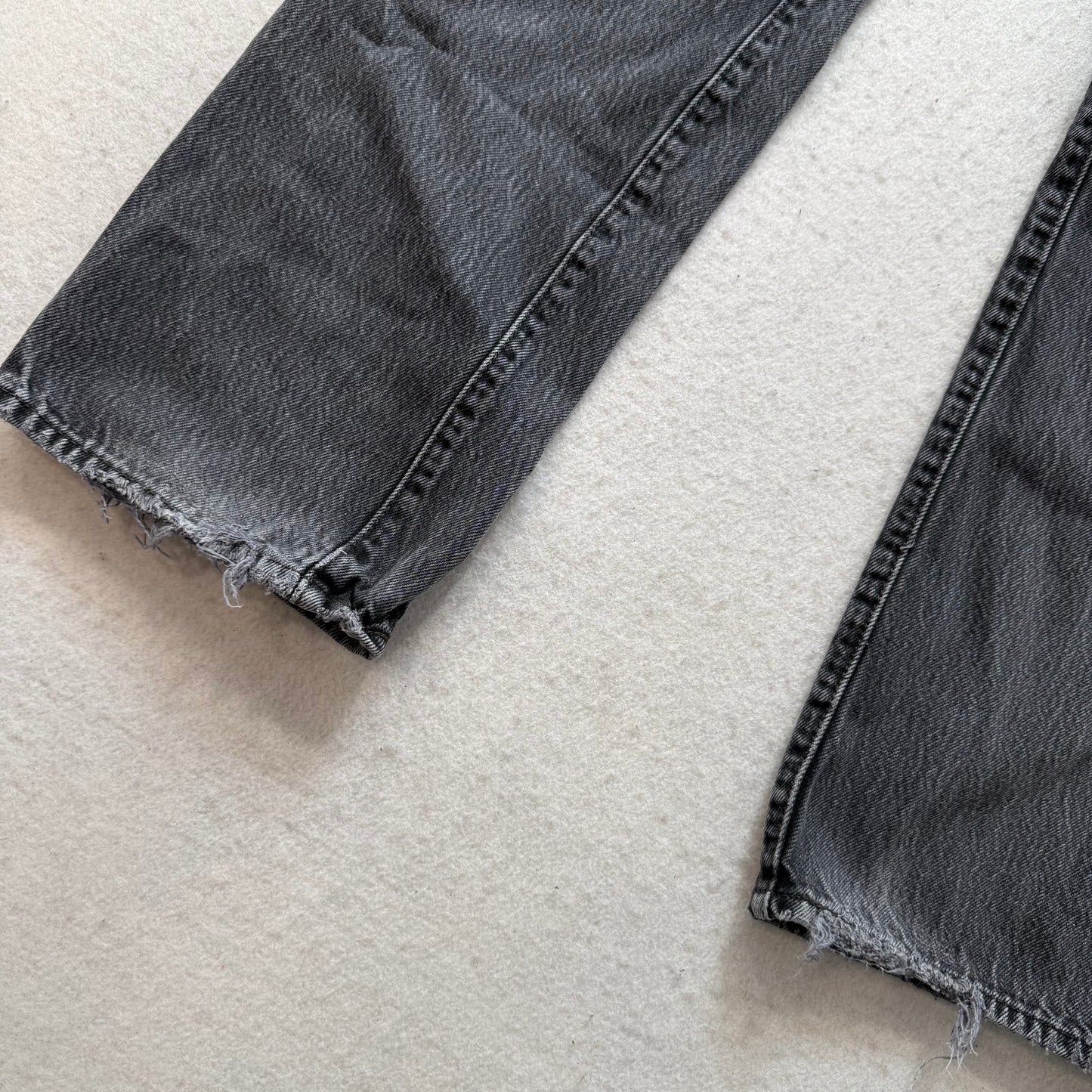 Levi Strauss & Co. 501 Men's Onyx Denim Straight Leg Jeans Button Fly Size 34