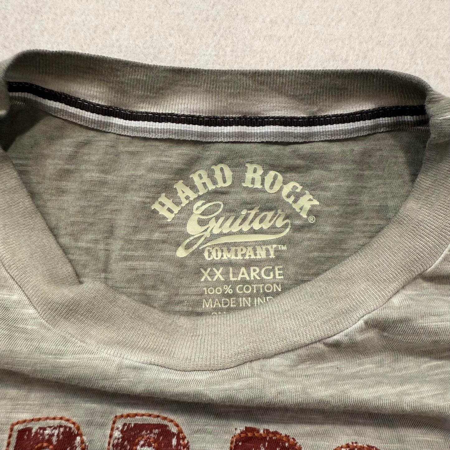 Hard Rock grey graphic t-shirt size XXL