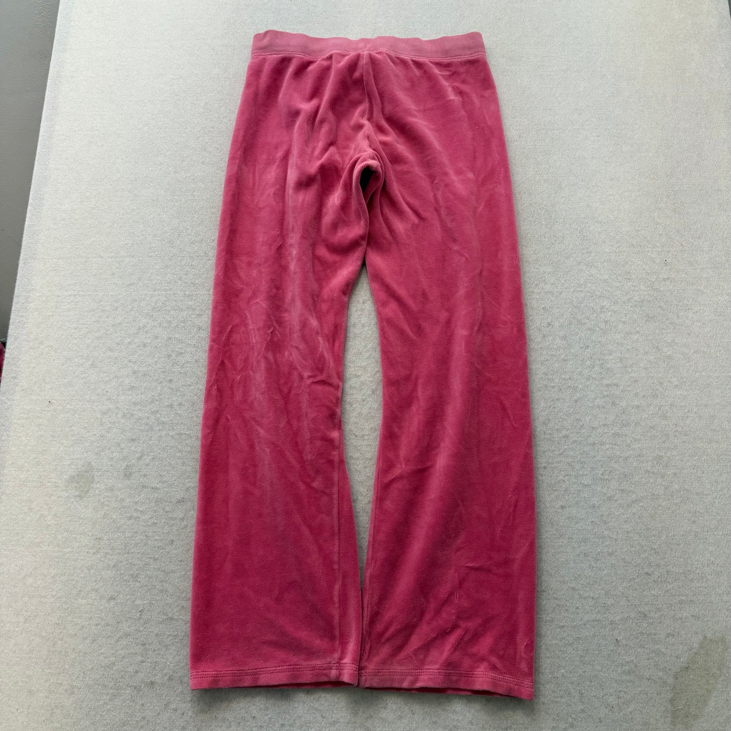 2003 Juicy Couture “Couture Struck” Pink Tracksuit Set Hoodie & Pant Y2k Size 10