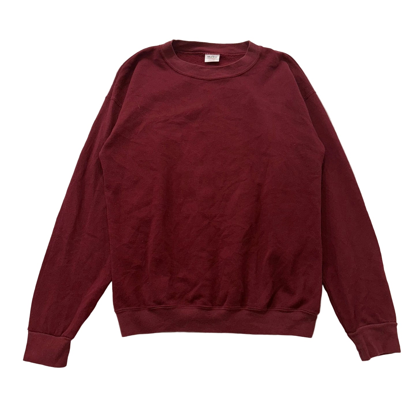 80s Vintage NuBlend Burgundy Heavyweight Crewneck Sweatshirt Size XL