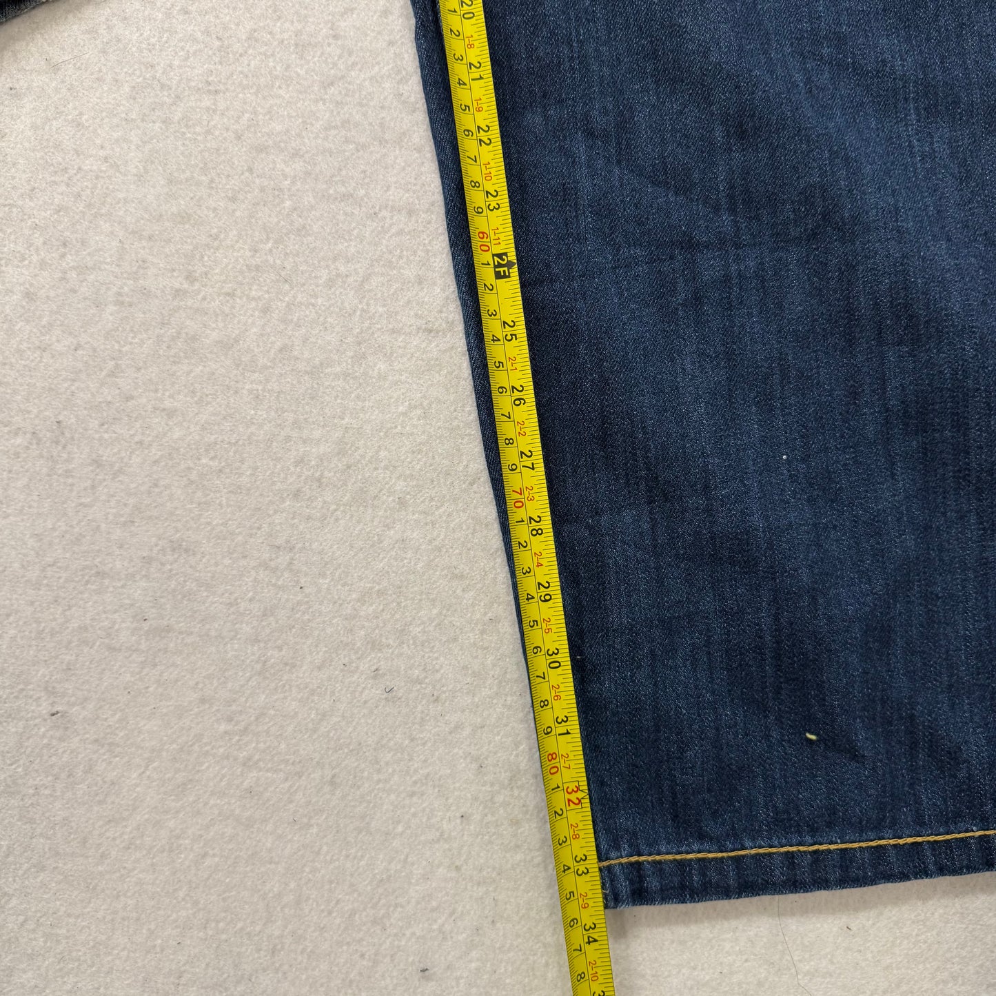 Rocawear Blue Baggy Regular Fit Denim Jeans Embroidered Back Pockets Size 46