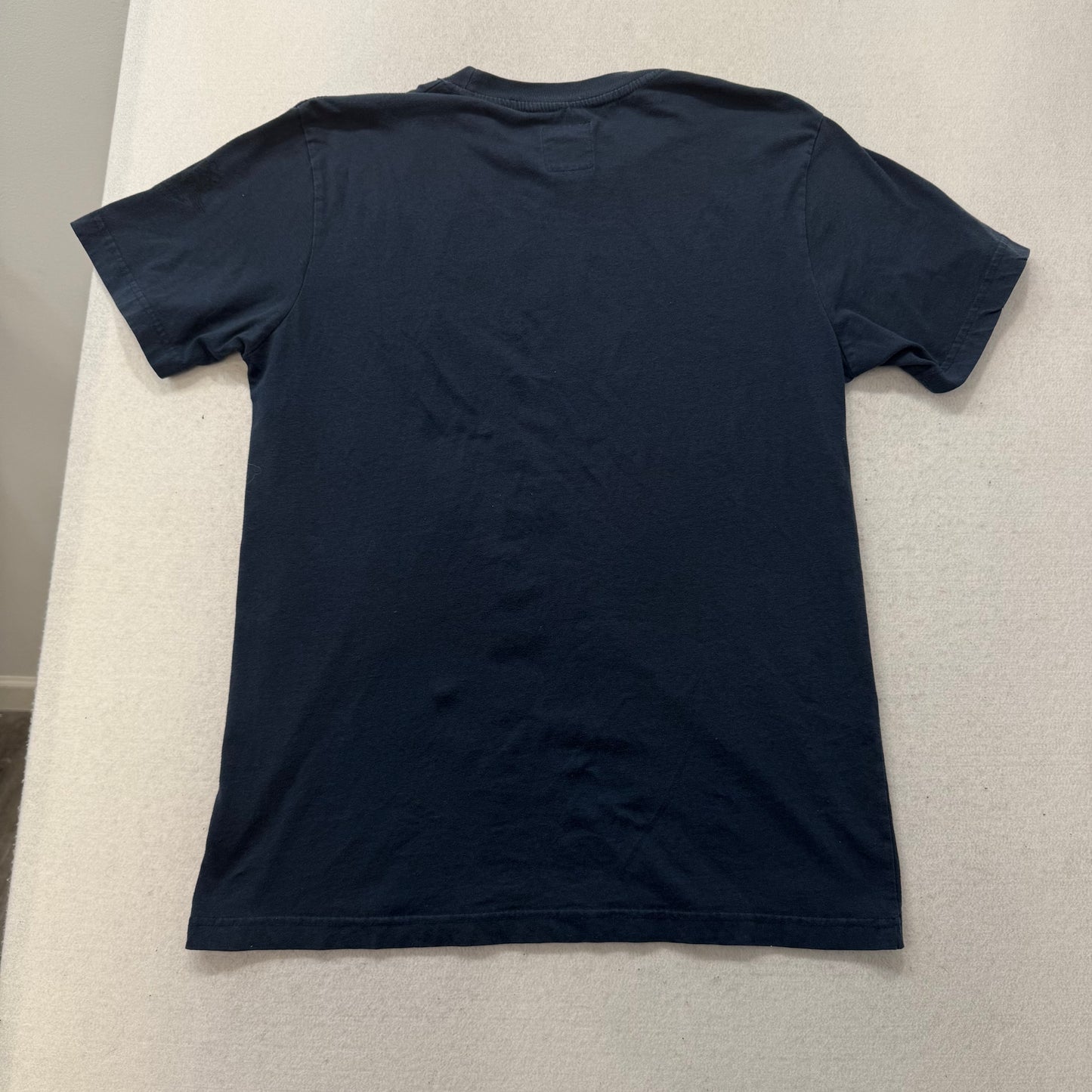 Southpole Premium Men's Blue Biker Skull Motor Lab Graphic T-Shirt Casual Size M