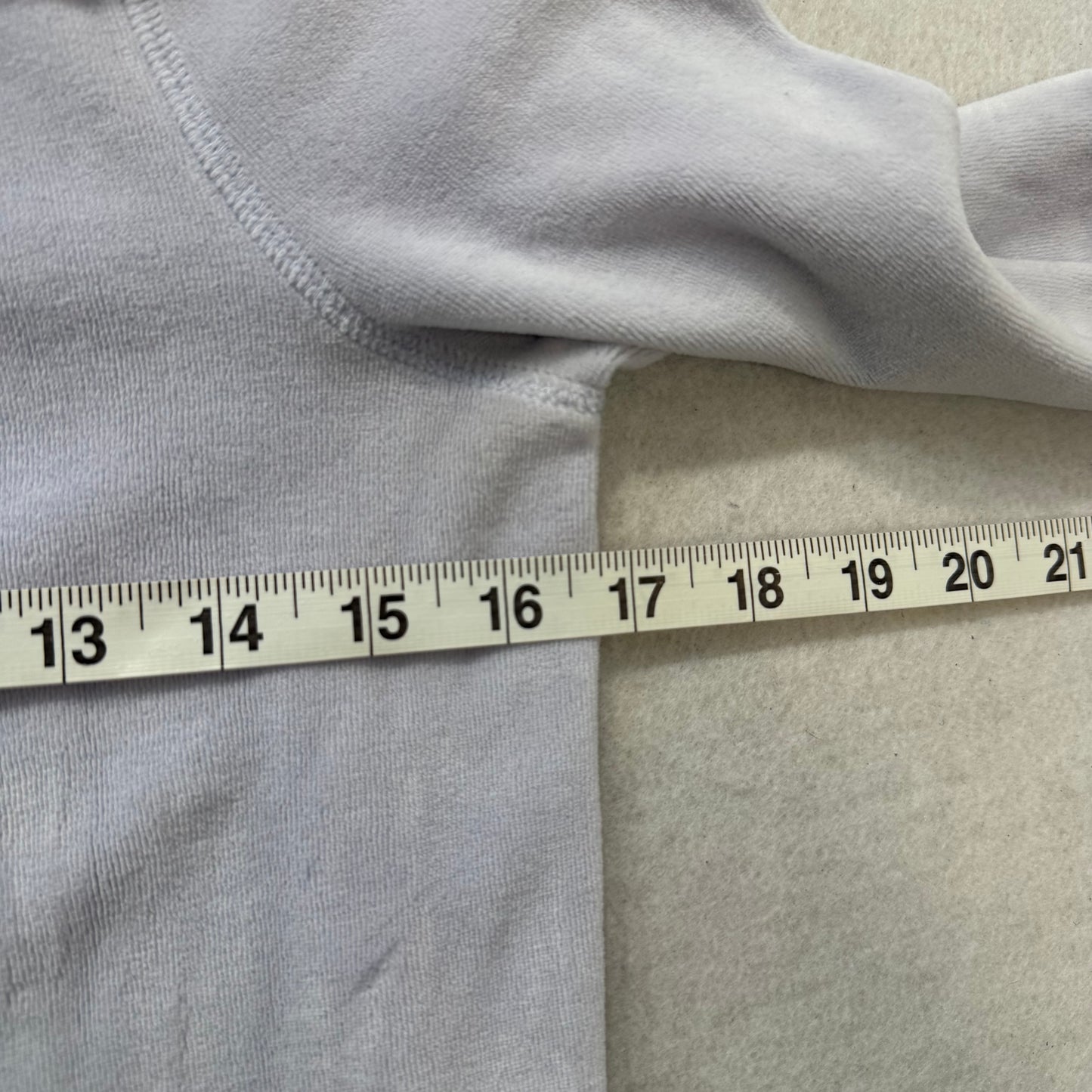 Vintage Victoria’s Secret PINK Gray Velour Sequin Hooded Zip Hoodie Size XS