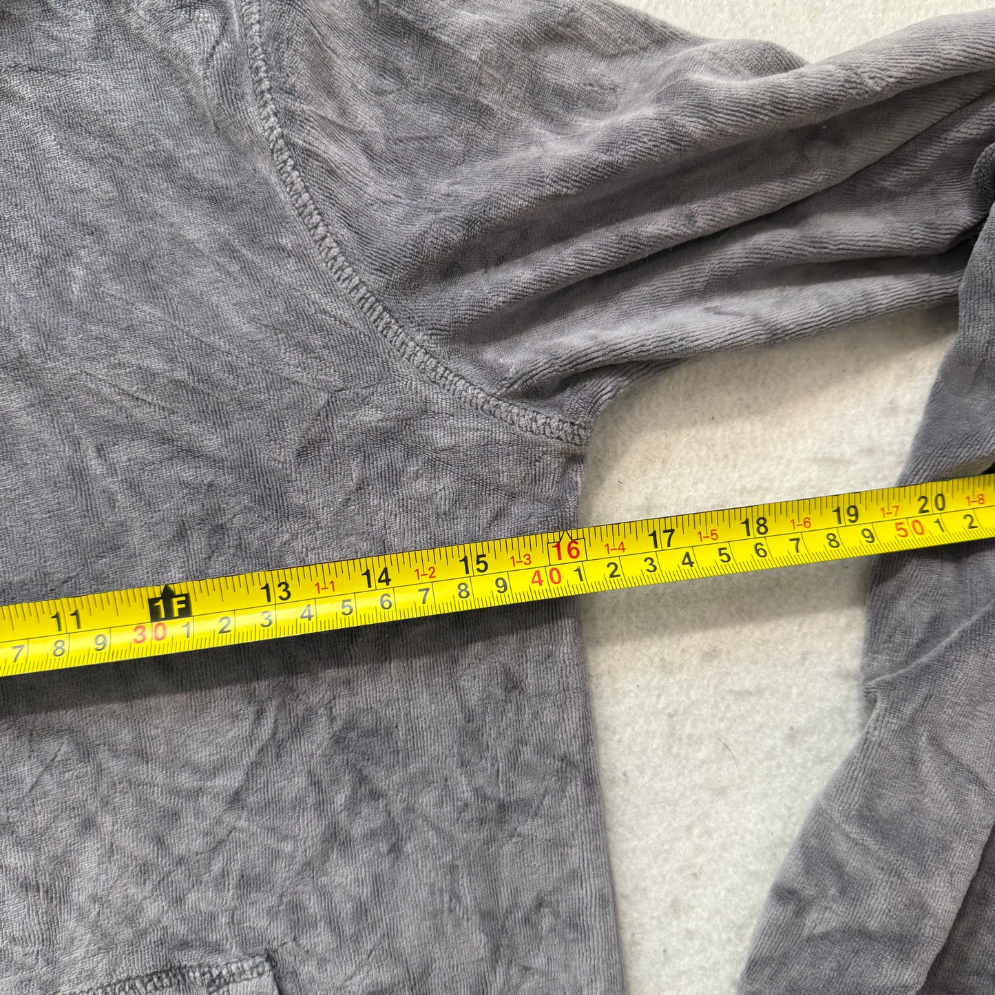 Juicy Couture Women's Gray Velour Full Zip Hoodie Loungewear Graphic Logo Size M