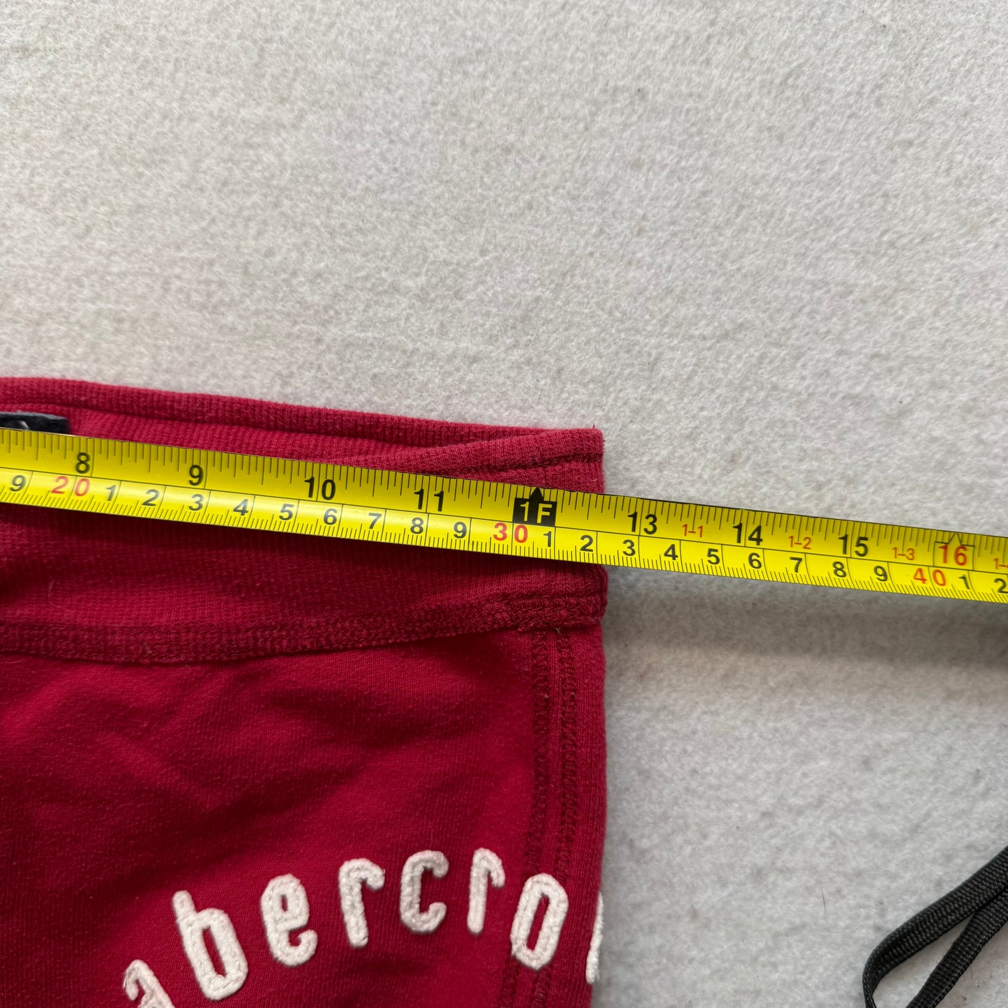 Abercrombie & Fitch Est. 1892 Women's Red Jogger Sweatpants Drawstring Size S