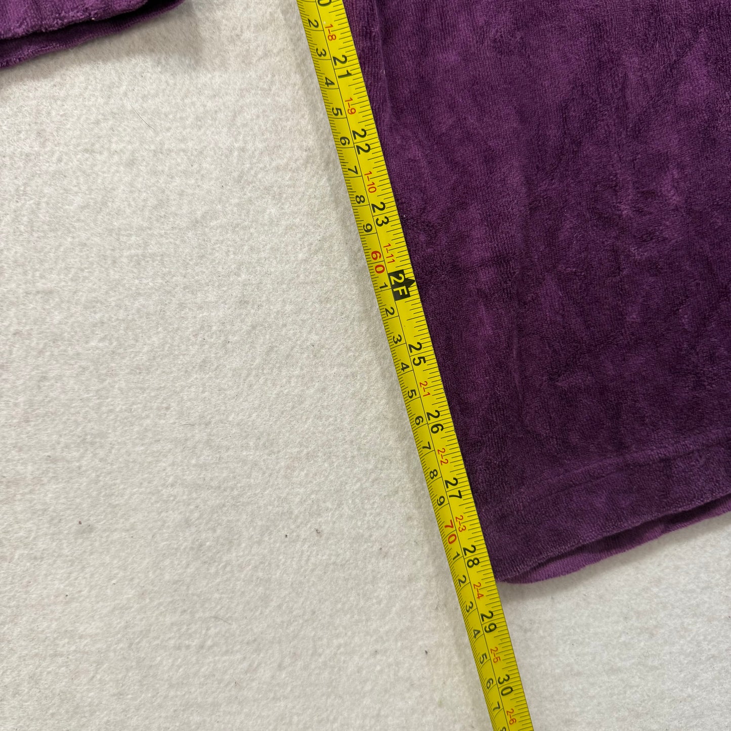 Juicy Couture Women's Fuchsia Purple Velour Wide Leg Flare Track Pants Size M