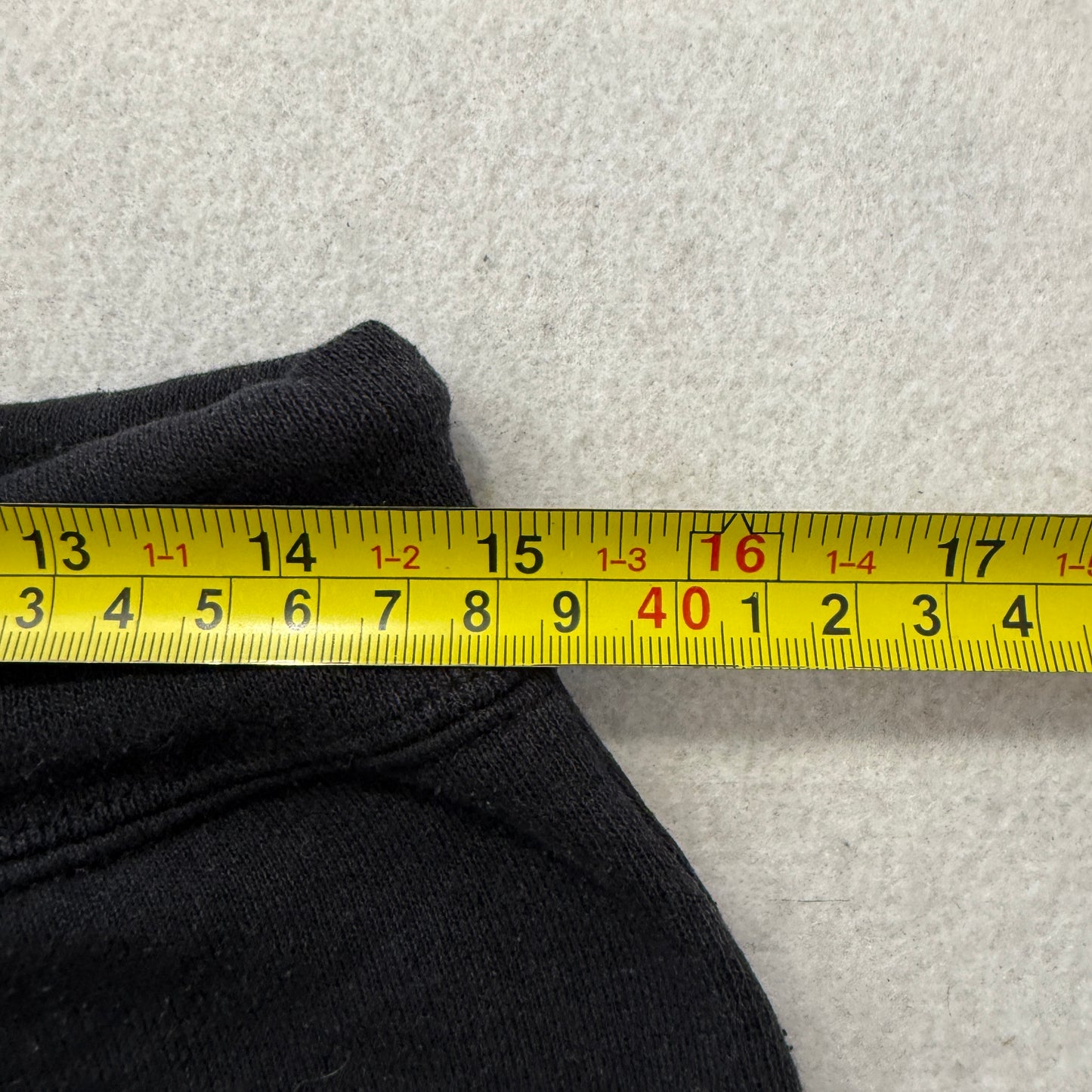 Black Russell Women's Black Fleece Athletic Sweatpants Drawstring Pockets Size L