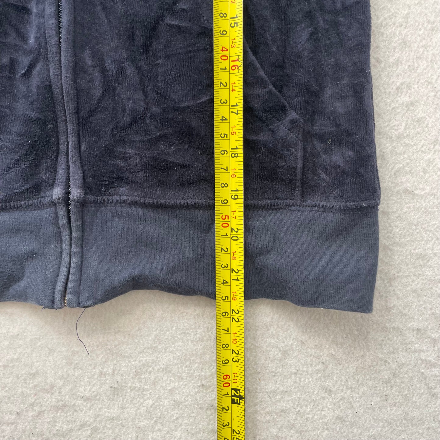 Juicy Couture Scottie Dogs Women Navy Velour Tracksuit Set Sequin Logo Size S/XS