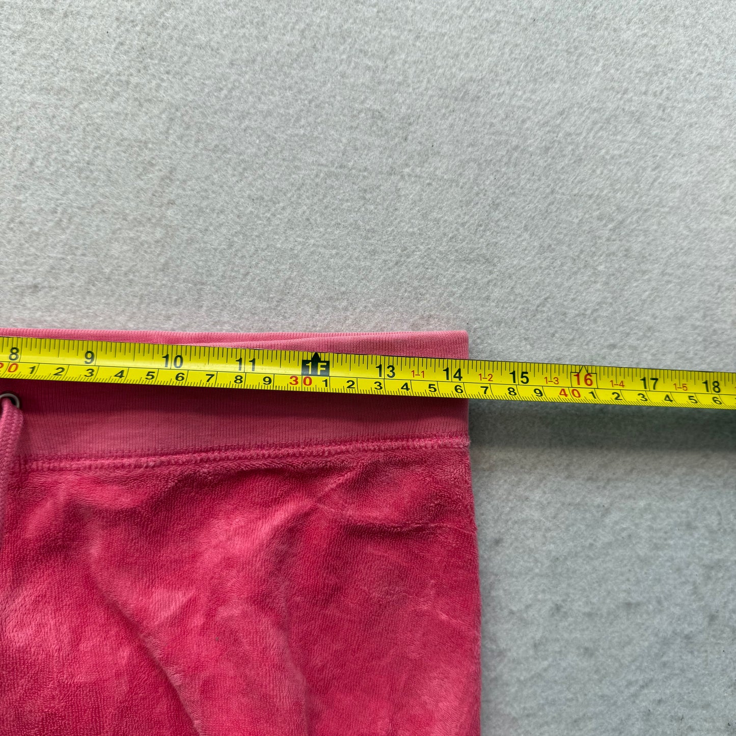 Vintage Juicy Couture Women's Candy Pink Terrycloth Flared Track Pant Y2K Size S