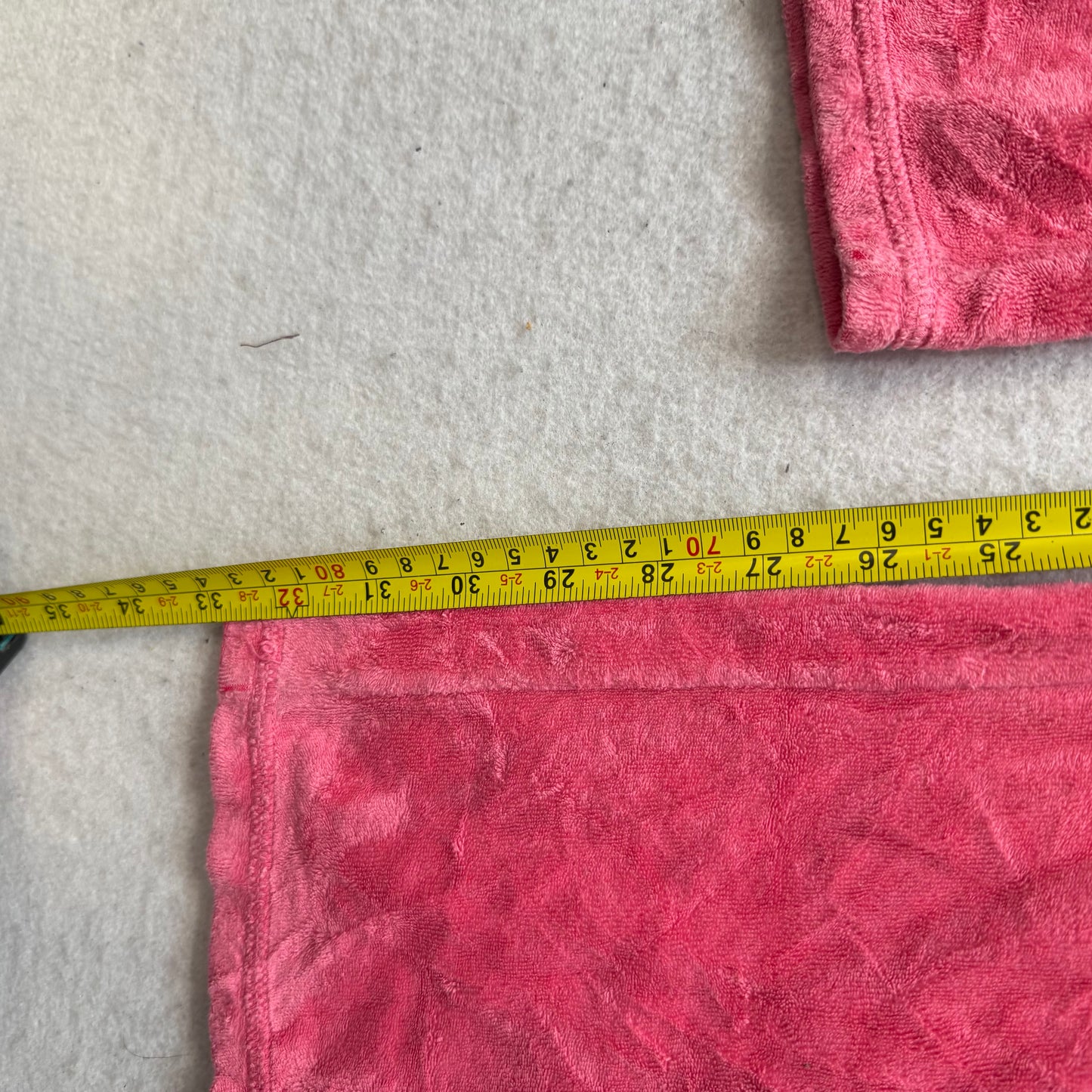 Vintage Juicy Couture Women's Candy Pink Terrycloth Flared Track Pant Y2K Size S