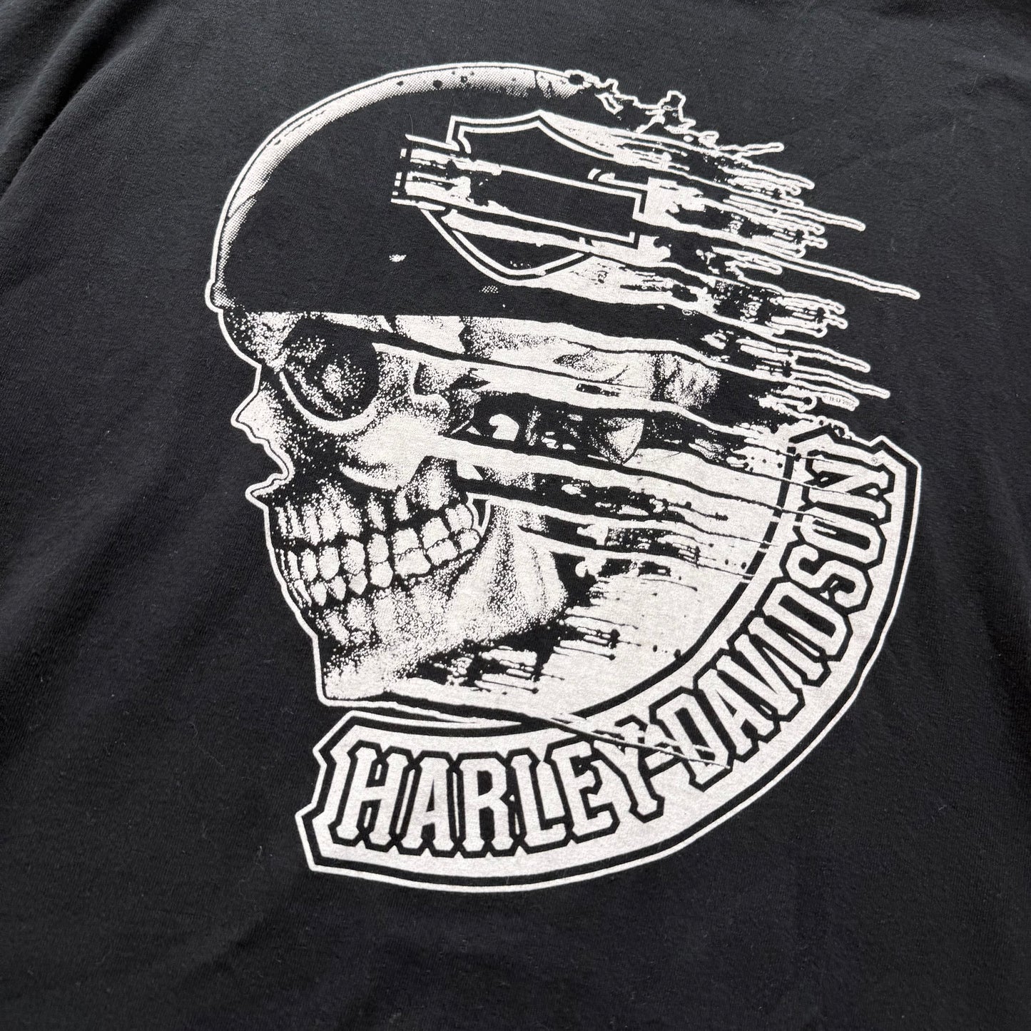 Harley-Davidson Maverick Dallas, TX Men's Black Cotton T-Shirt Crew Neck Size XL