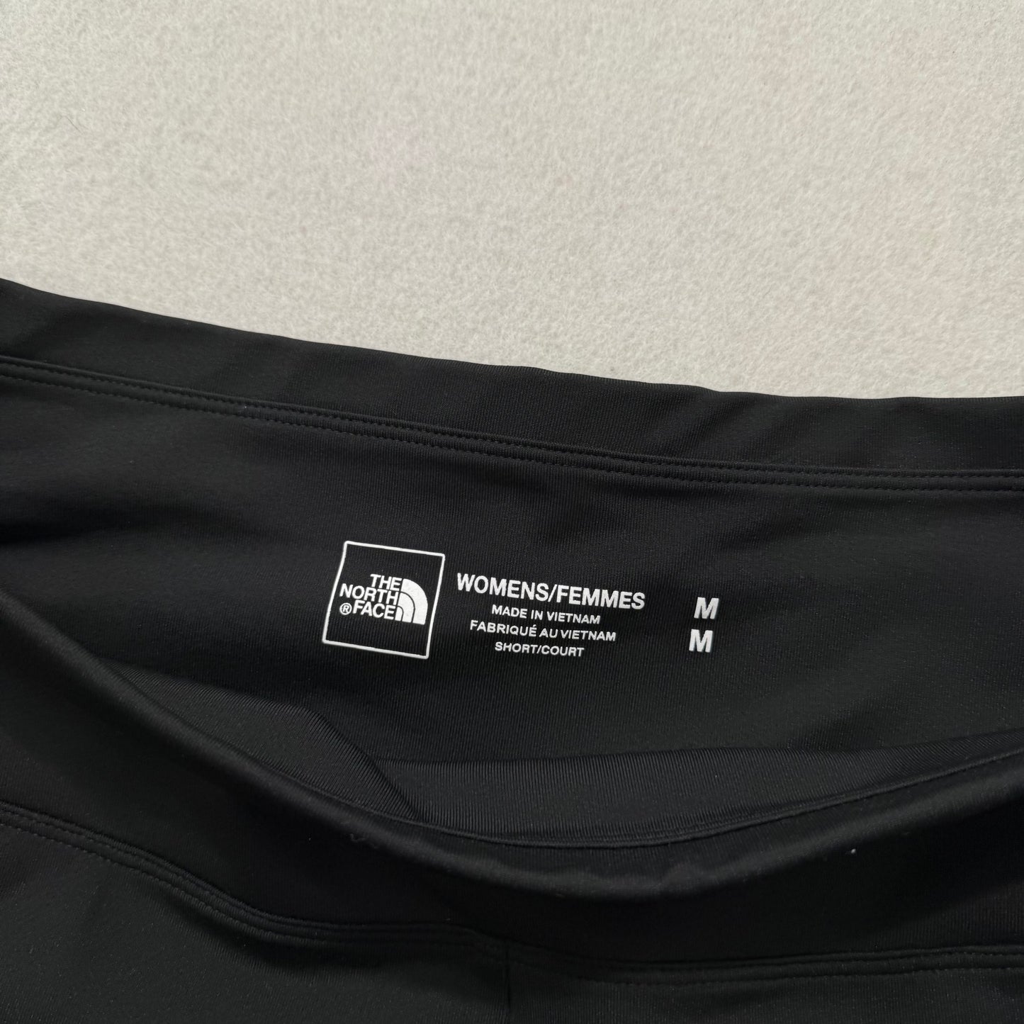 The North Face Women's Black Synthetic Blend Leggings Zippered Pockets Size M