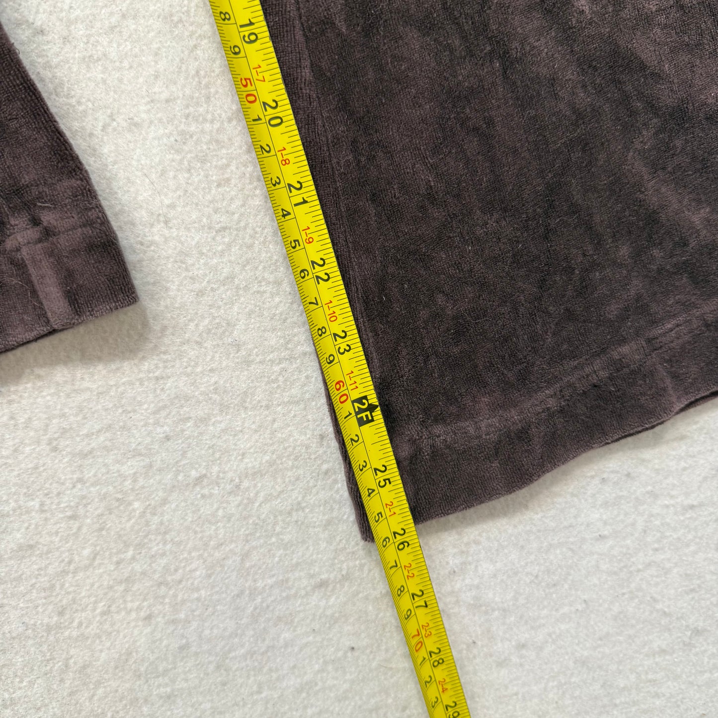 Vintage Juicy Couture Women's Brown Flare Wide Leg Track Pant Flap Pocket Size S