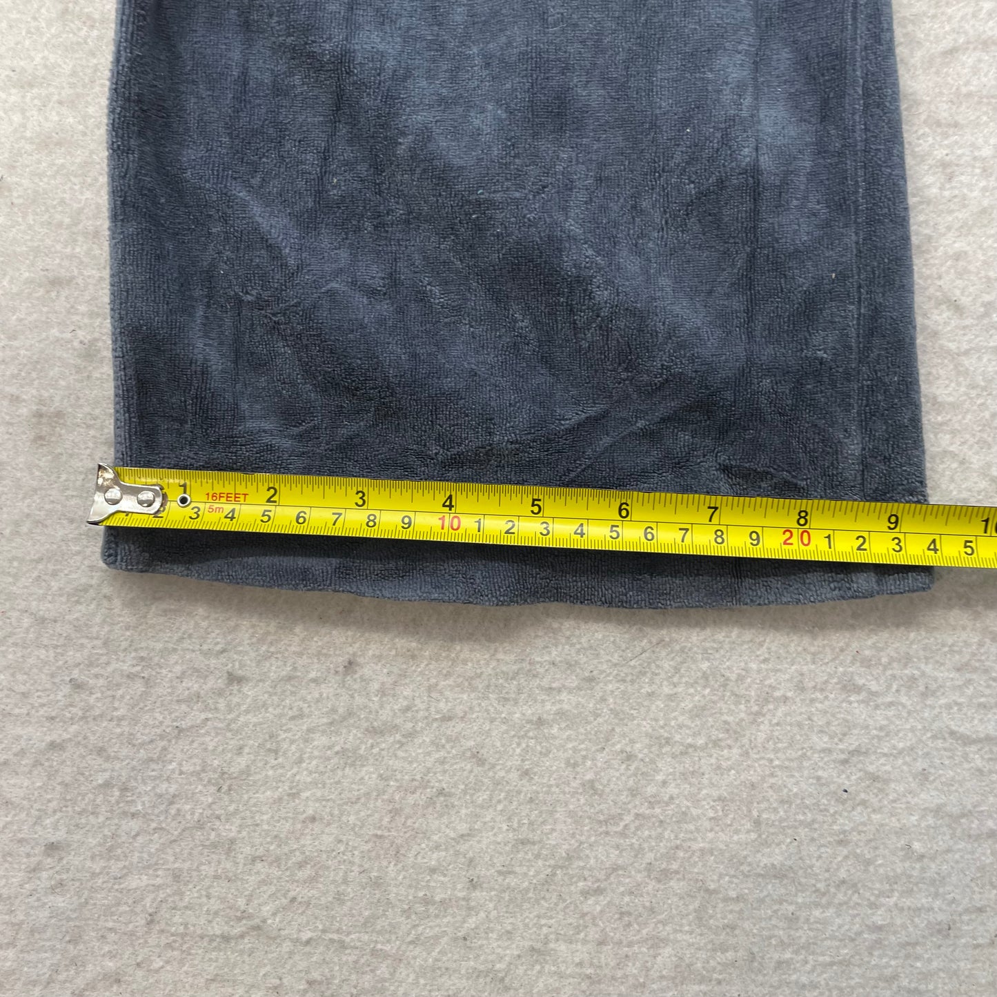 Vintage Juicy Couture Women's Charcoal Grey Velour Flared Leg Track Pants Size S