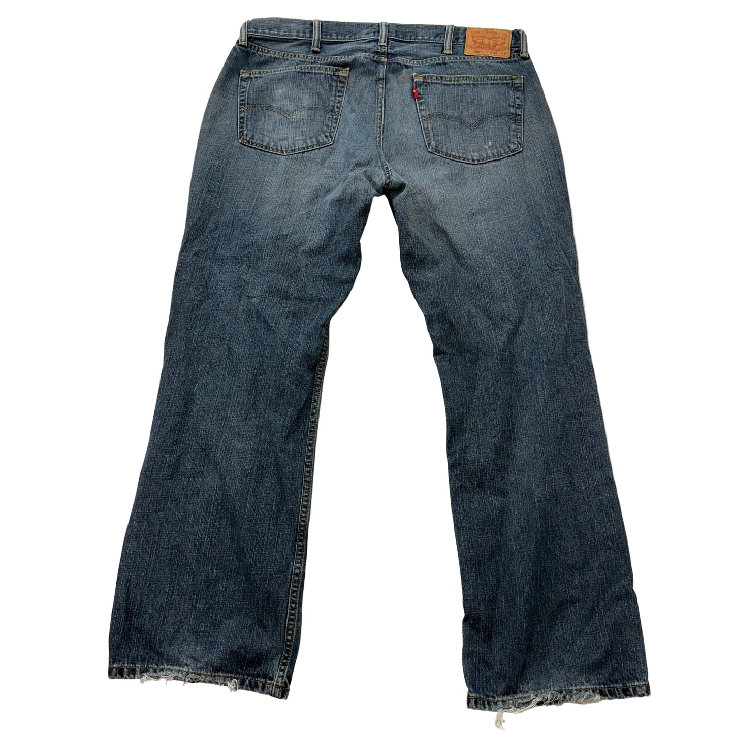 Levi's Strauss & Co. 559 Men's Dark Wash Blue Denim Straight Leg Jeans Size 38