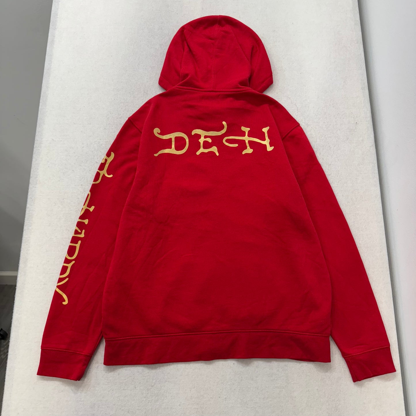 ED HARDY “Tiger Flame” RED GRAPHIC ZIP UP HOODIE