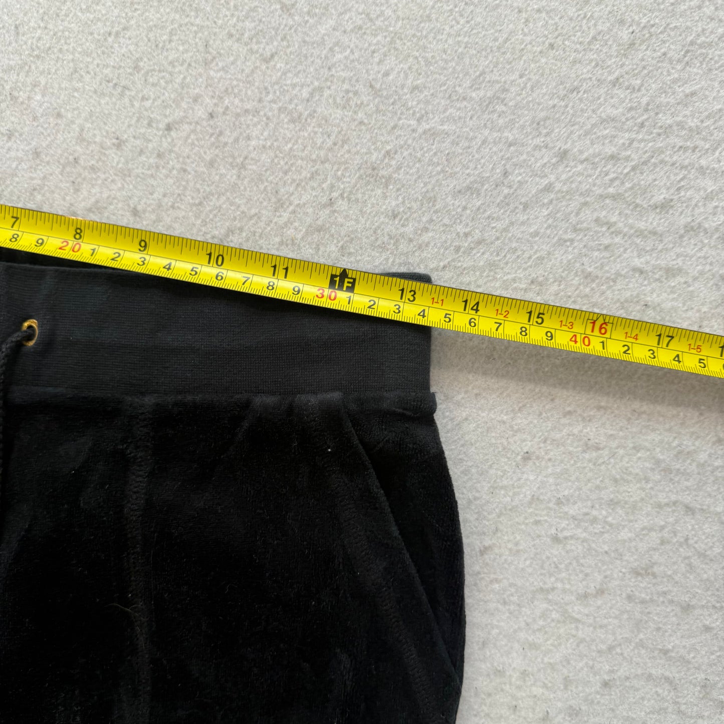 Vintage Juicy Couture Her Royal Couture Womens Black Velour Hoodie & Pant Size S