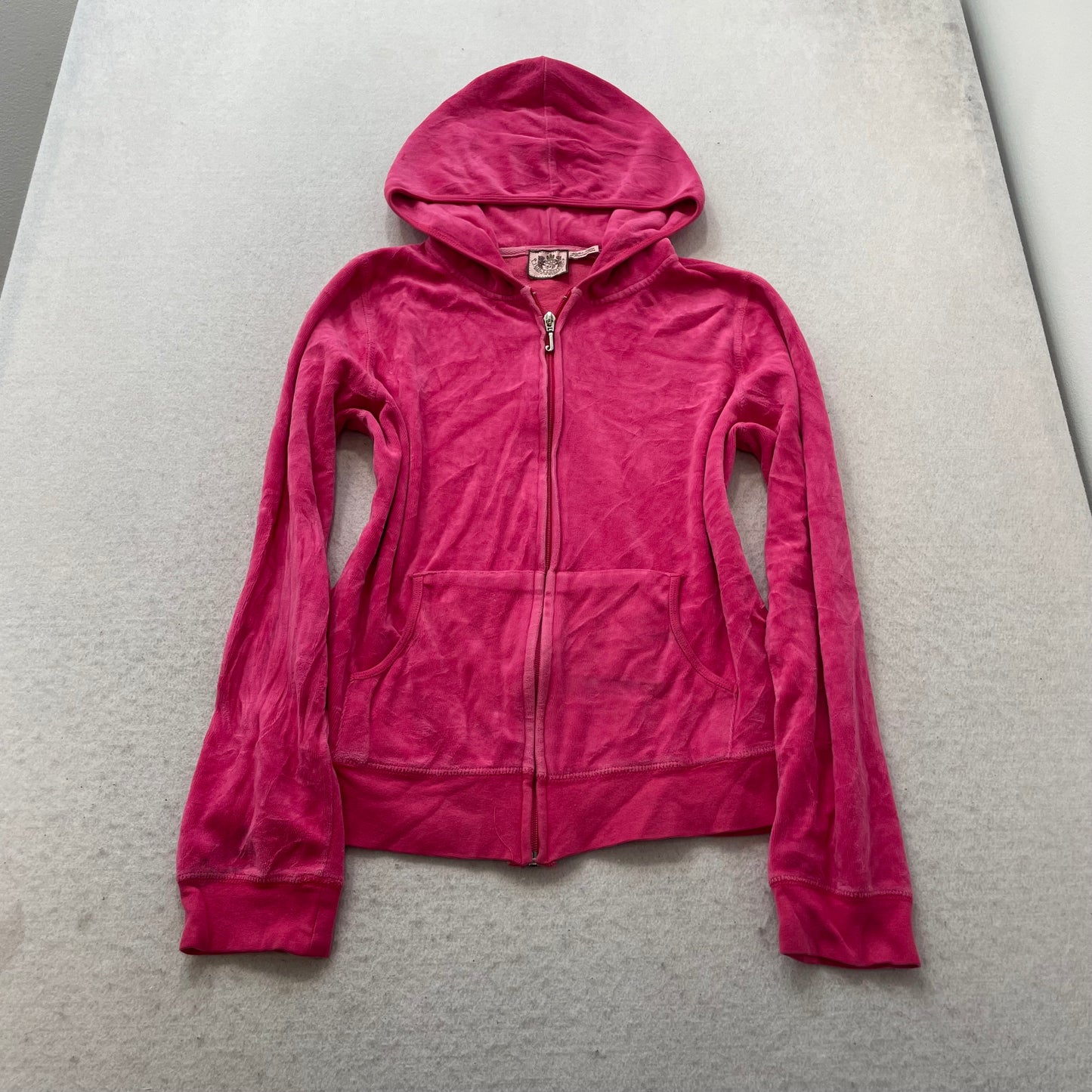 Vintage Juicy Couture Scottie Dogs Women's Hot Pink Velour Tracksuit Set Size L