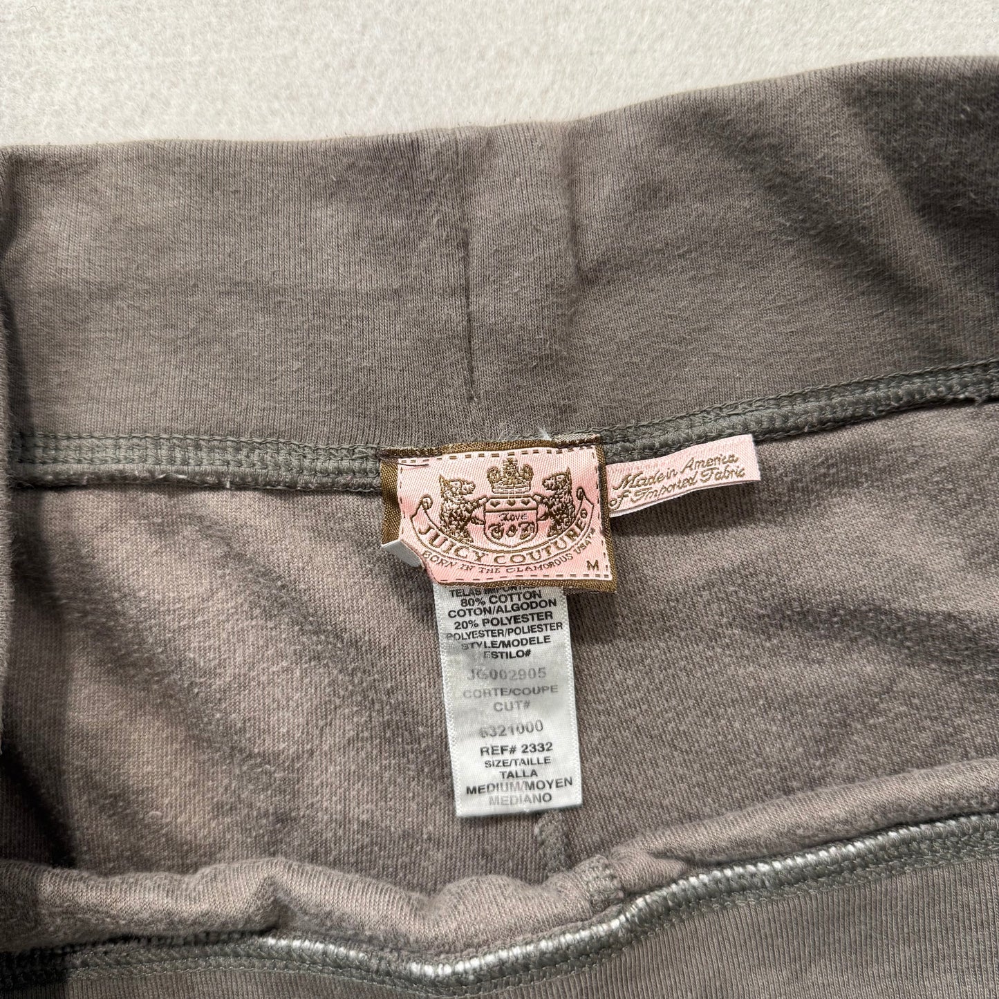 Vintage Juicy Couture Dark Brown Drawstring Velour Pants Size M