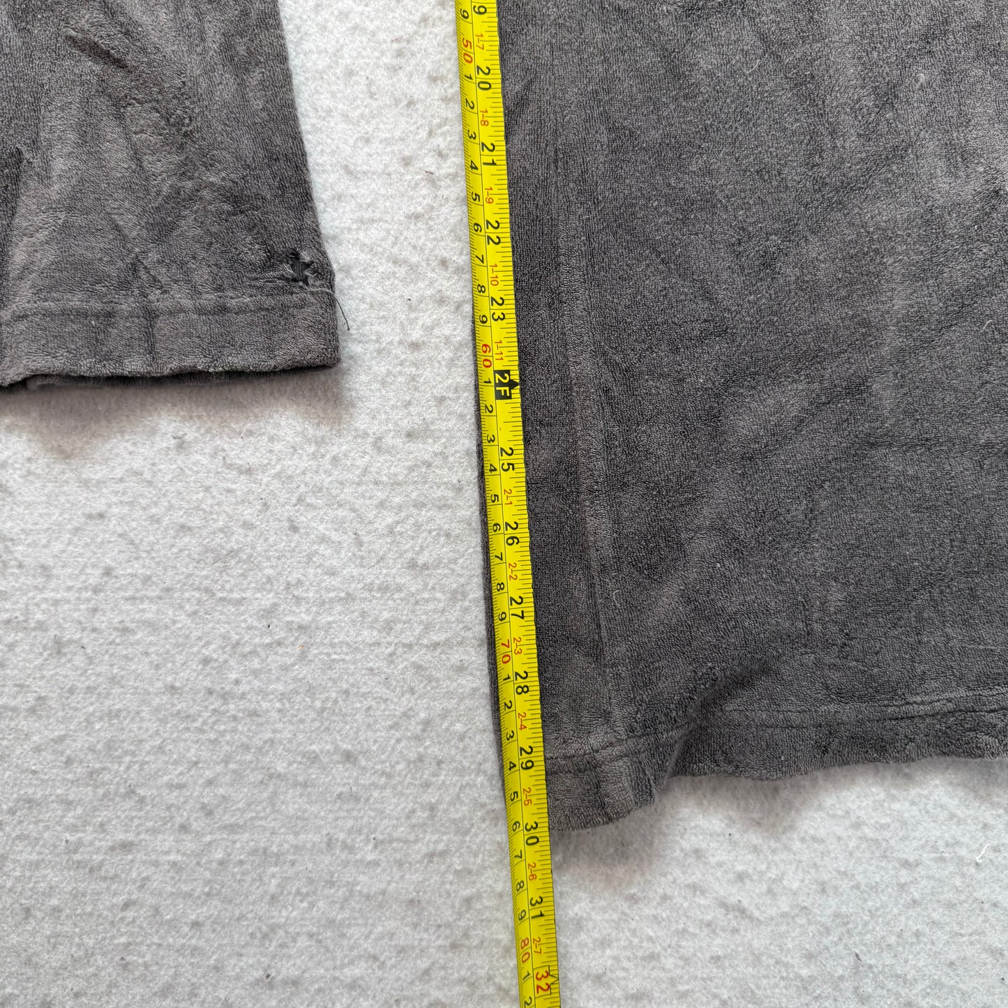 Vintage Juicy Couture Women's Deep Gray Terry Cloth Flared Track Pant Y2k Size S
